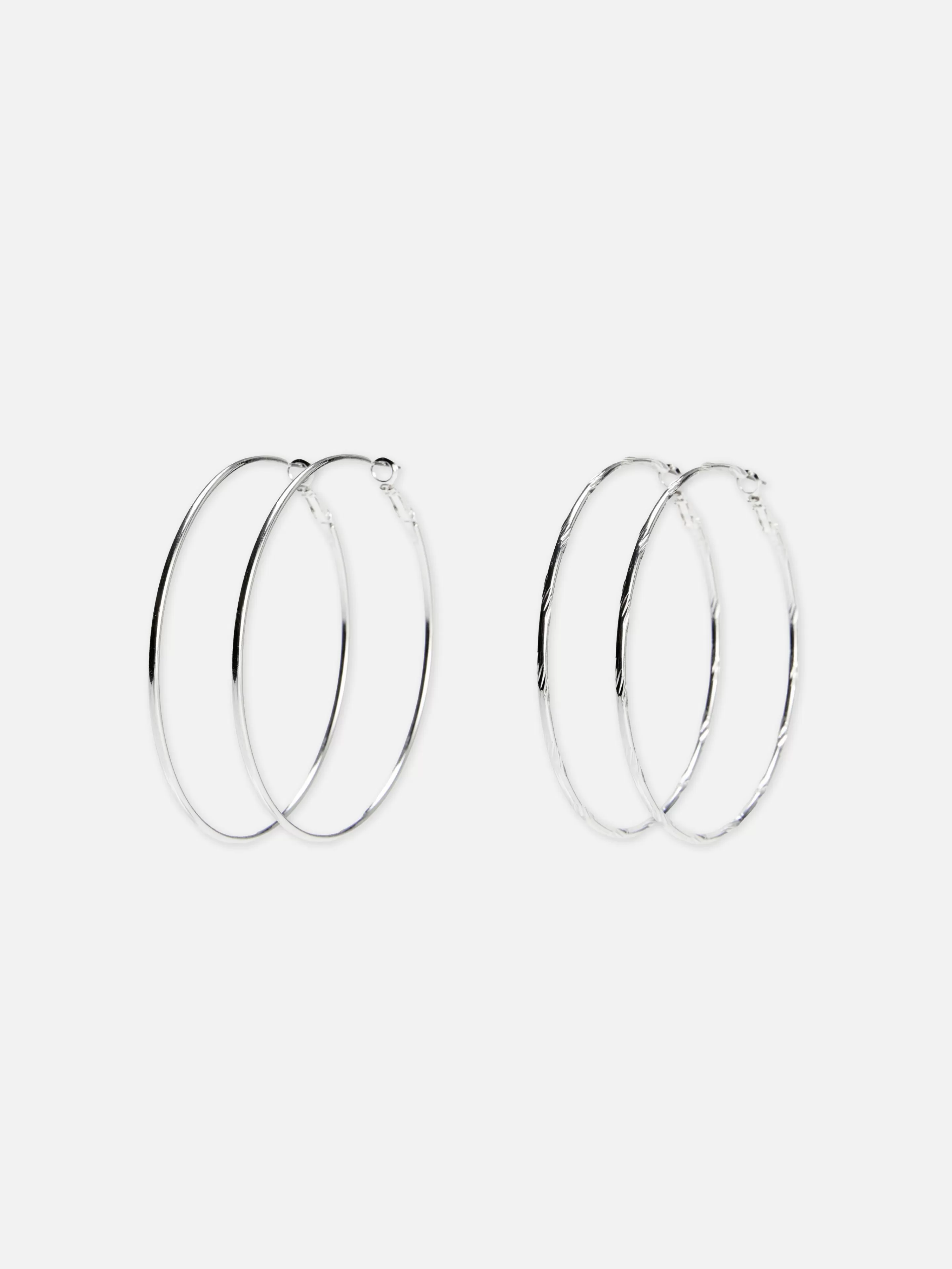 Lot De 2 Grandes Paires De Créoles-Primark Shop