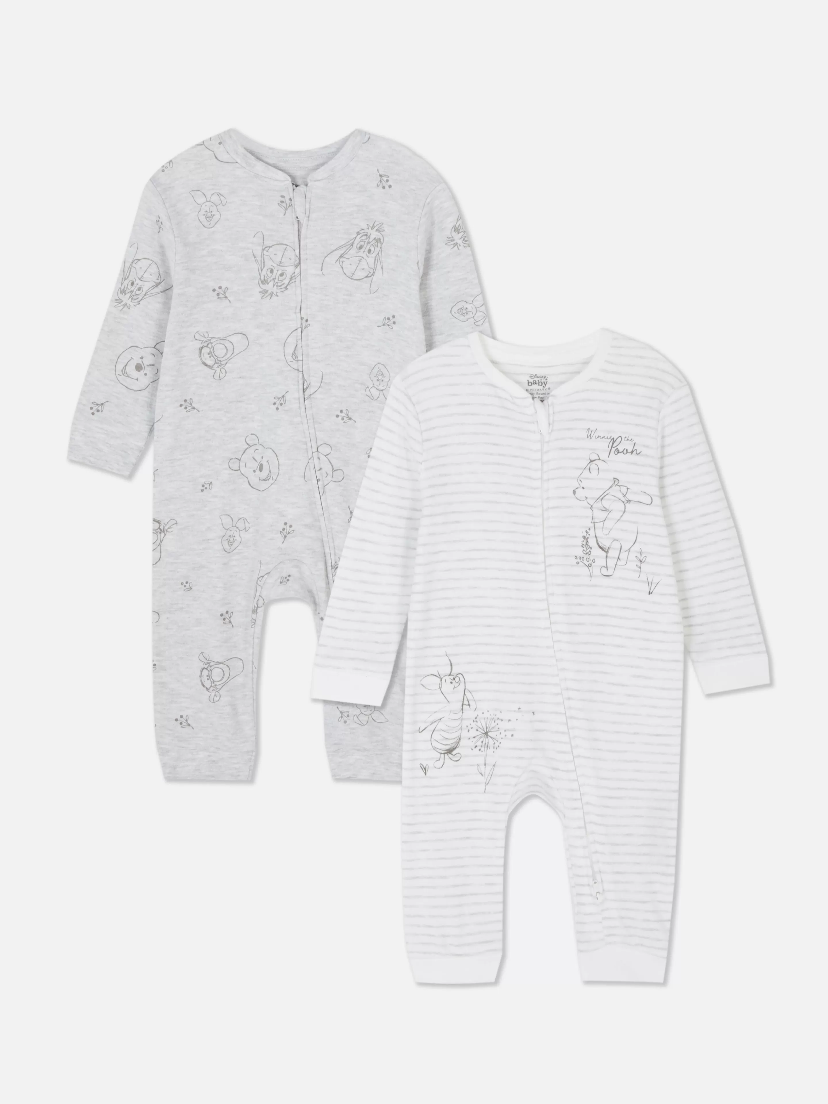 Lot De 2 Grenouillères Disney Winnie L'ourson-Primark Store