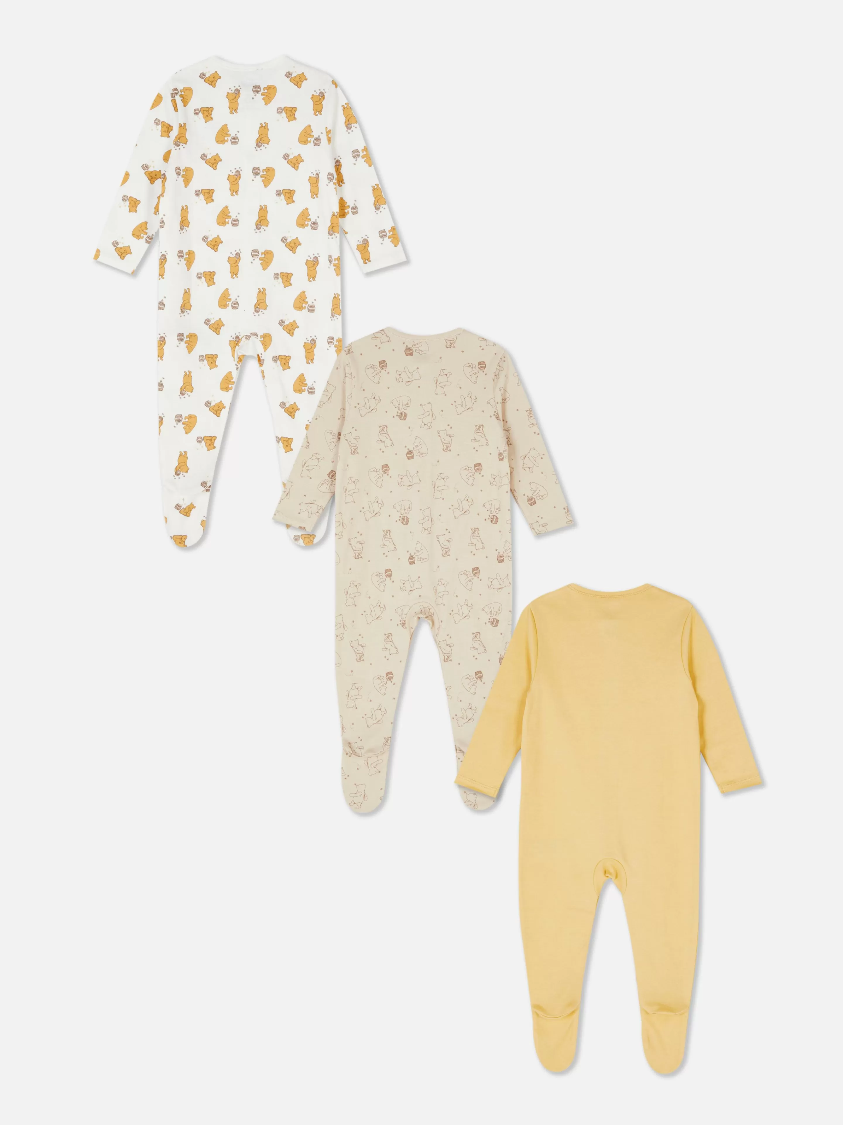 Lot De 3 Grenouillères Disney Winnie L'ourson-Primark Discount