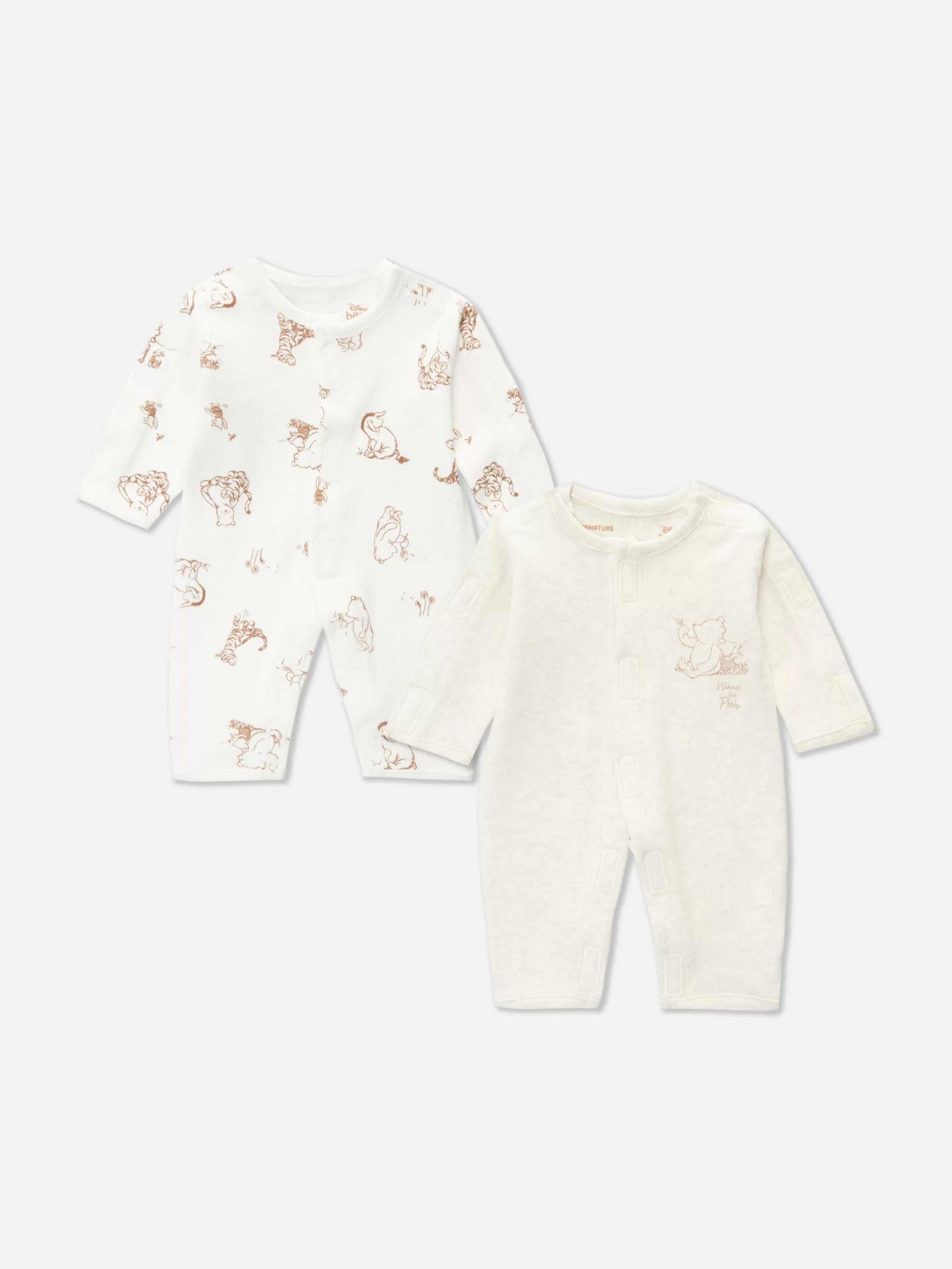 Lot De 2 Grenouillères Pour Bébé Prématuré Disney-Primark Flash Sale