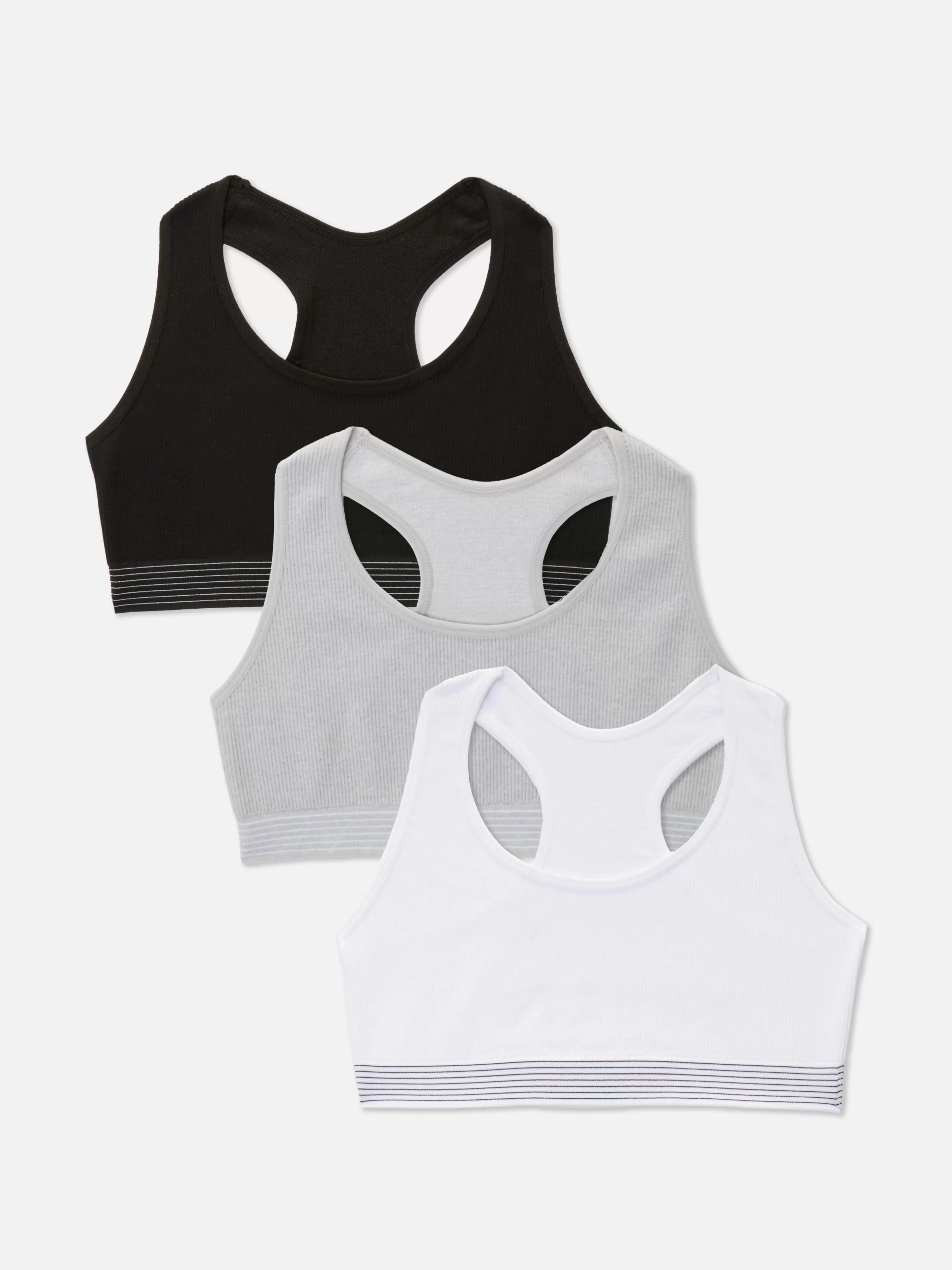 Lot De 3 Hauts Courts Sans Coutures à Dos Nageur-Primark Online