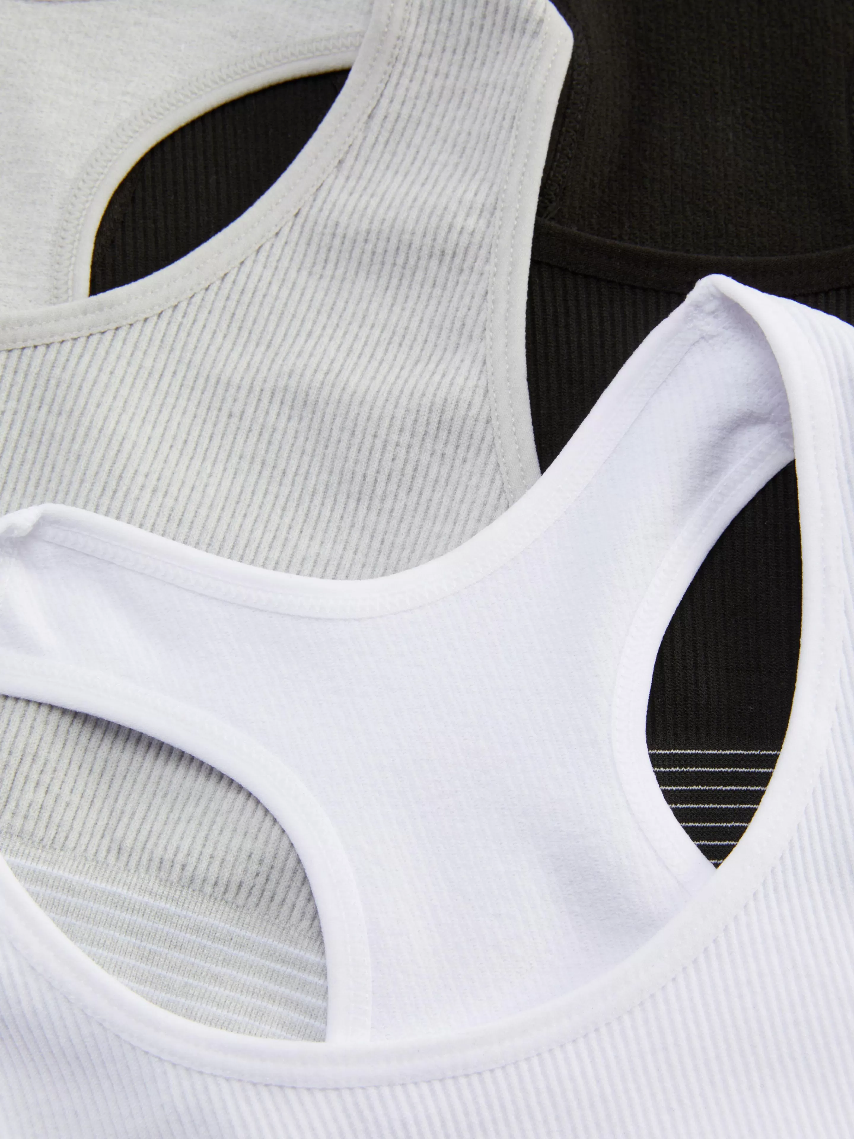 Lot De 3 Hauts Courts Sans Coutures à Dos Nageur-Primark Online