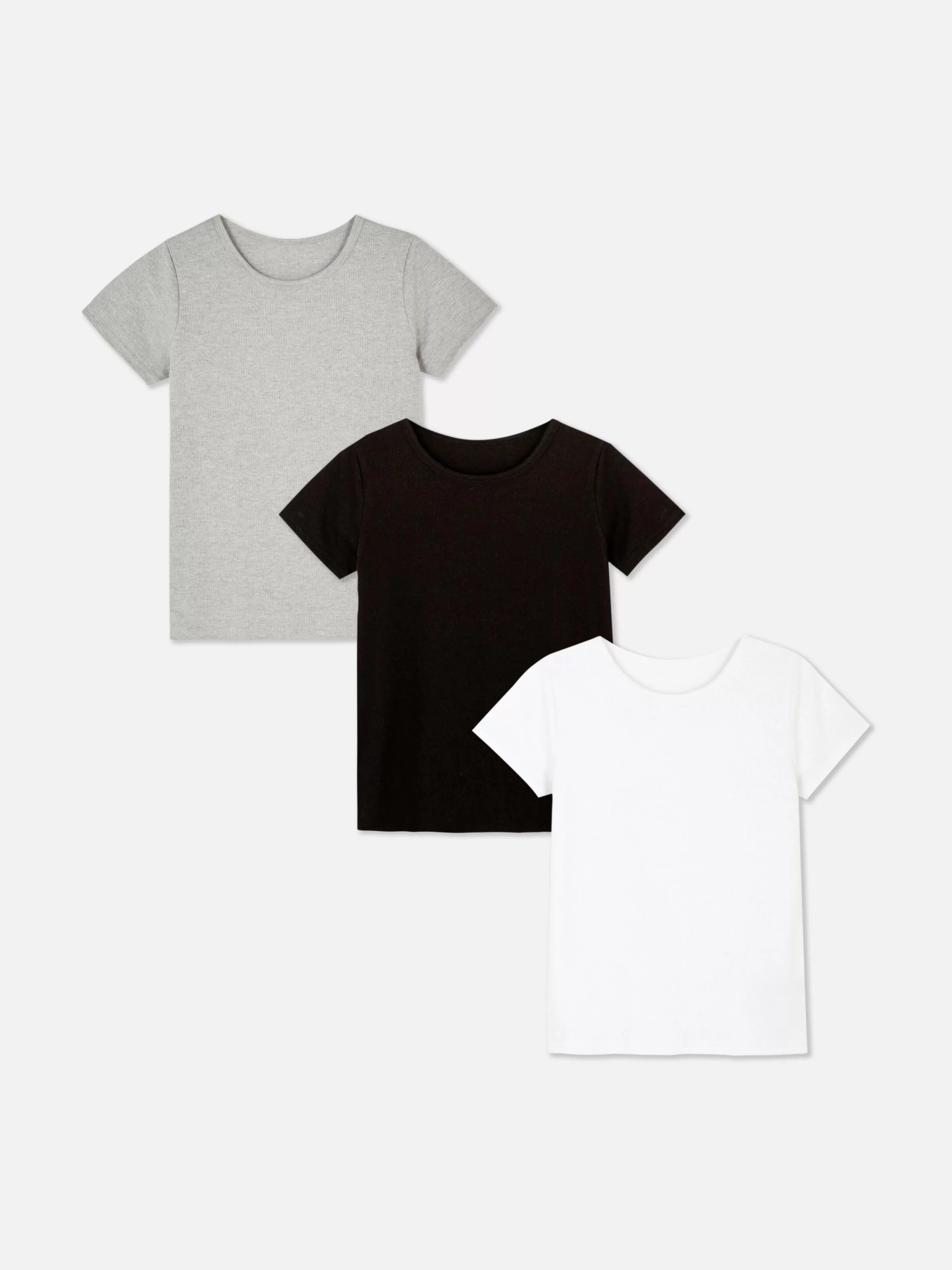 Lot De 3 Hauts Thermiques à Manches Courtes-Primark Discount