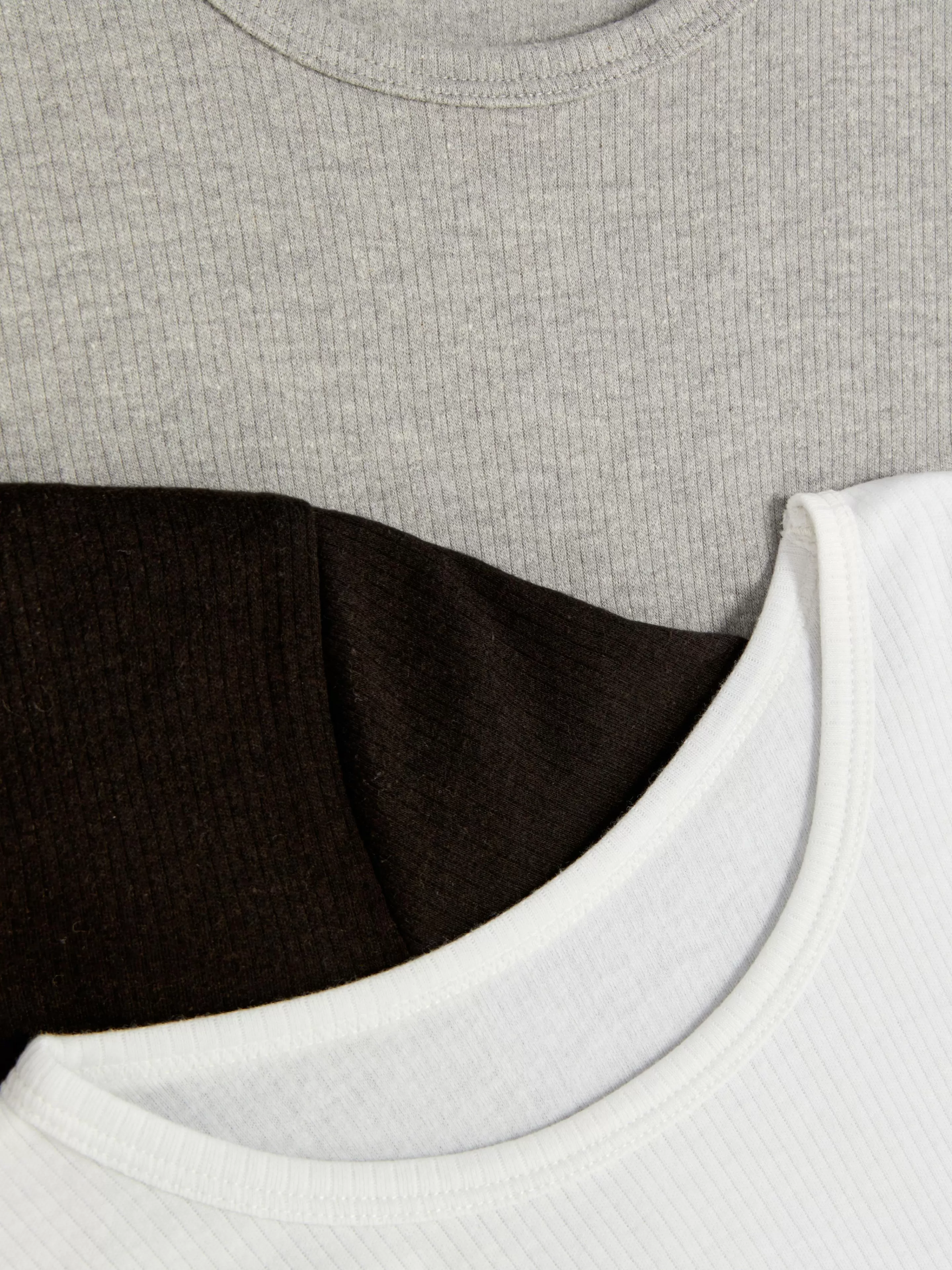 Lot De 3 Hauts Thermiques à Manches Courtes-Primark Discount