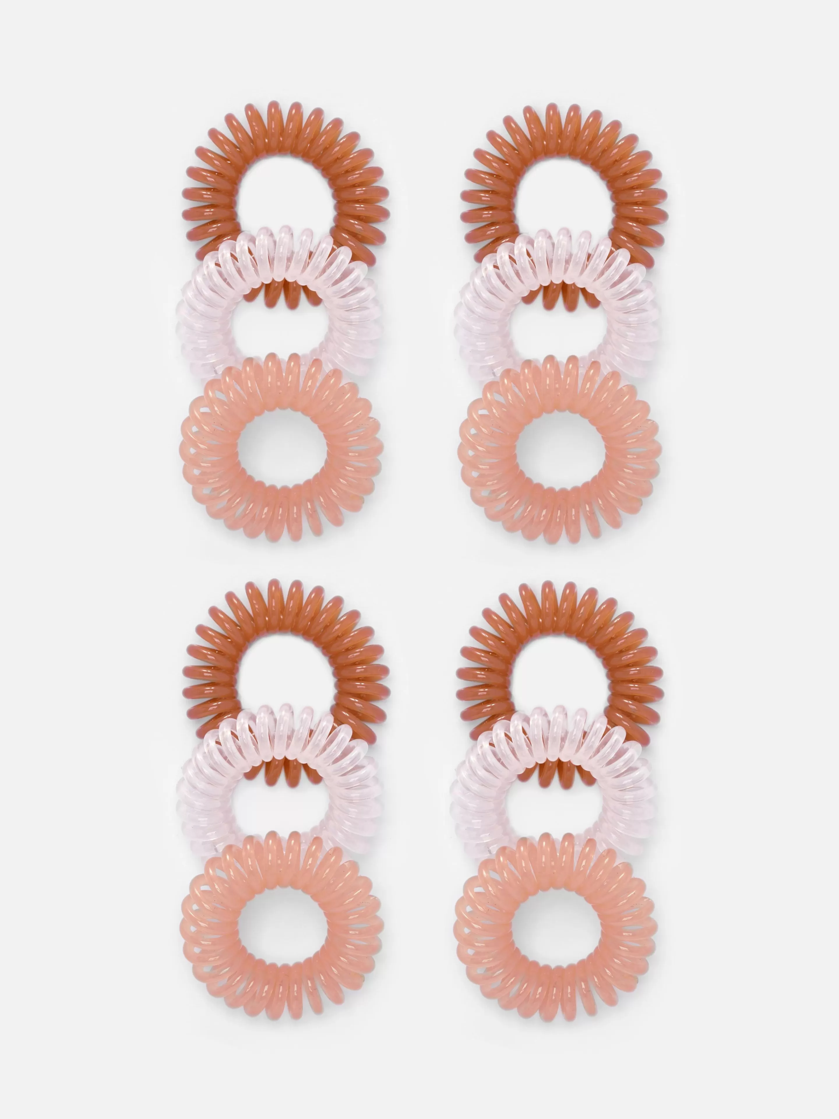 Lot De 12 élastiques Pour Cheveux En Spirale-Primark Flash Sale