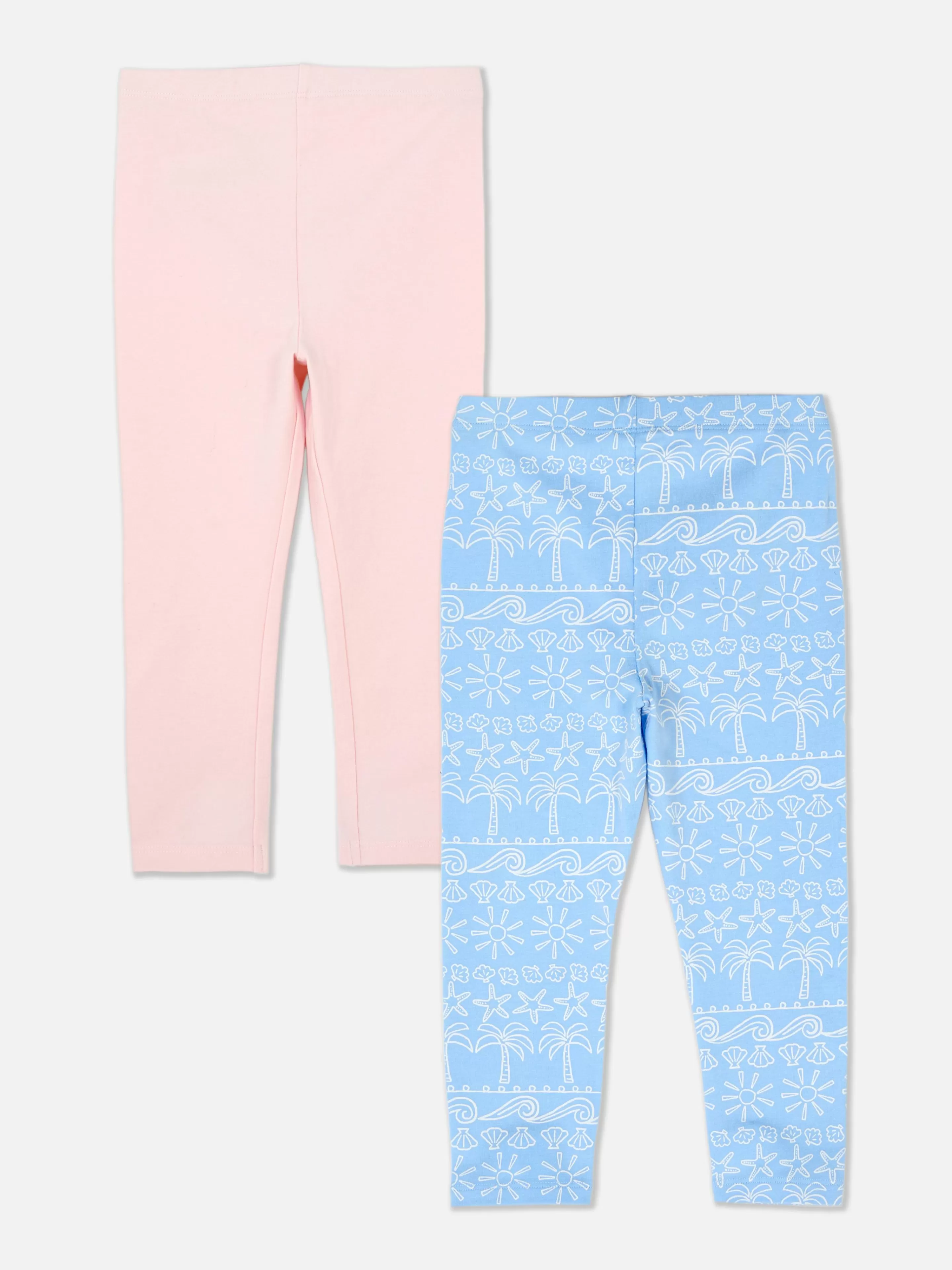 Lot De 2 Leggings à Motifs Variés-Primark Store