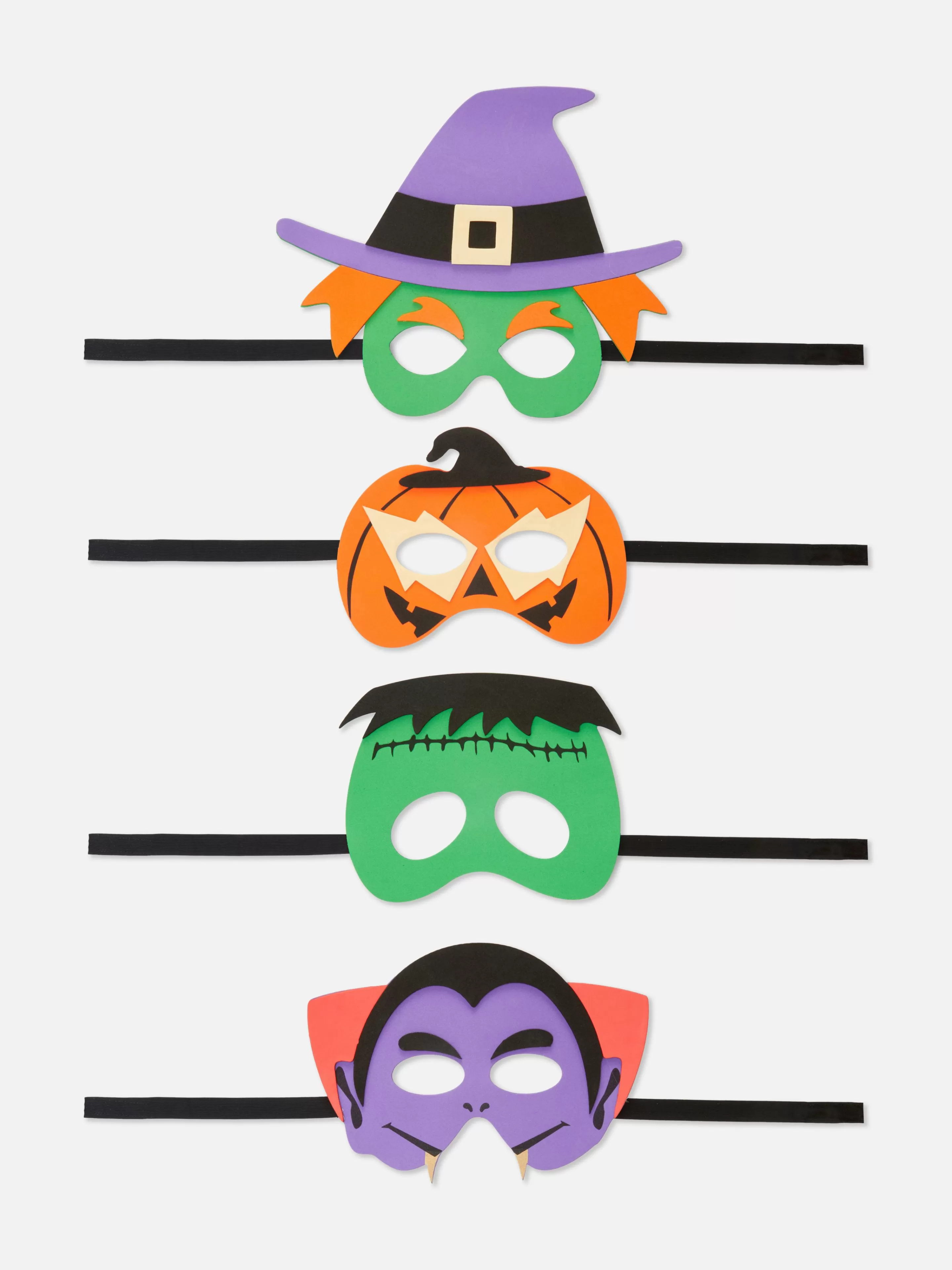 Lot De 4 Masques D'Halloween-Primark Flash Sale