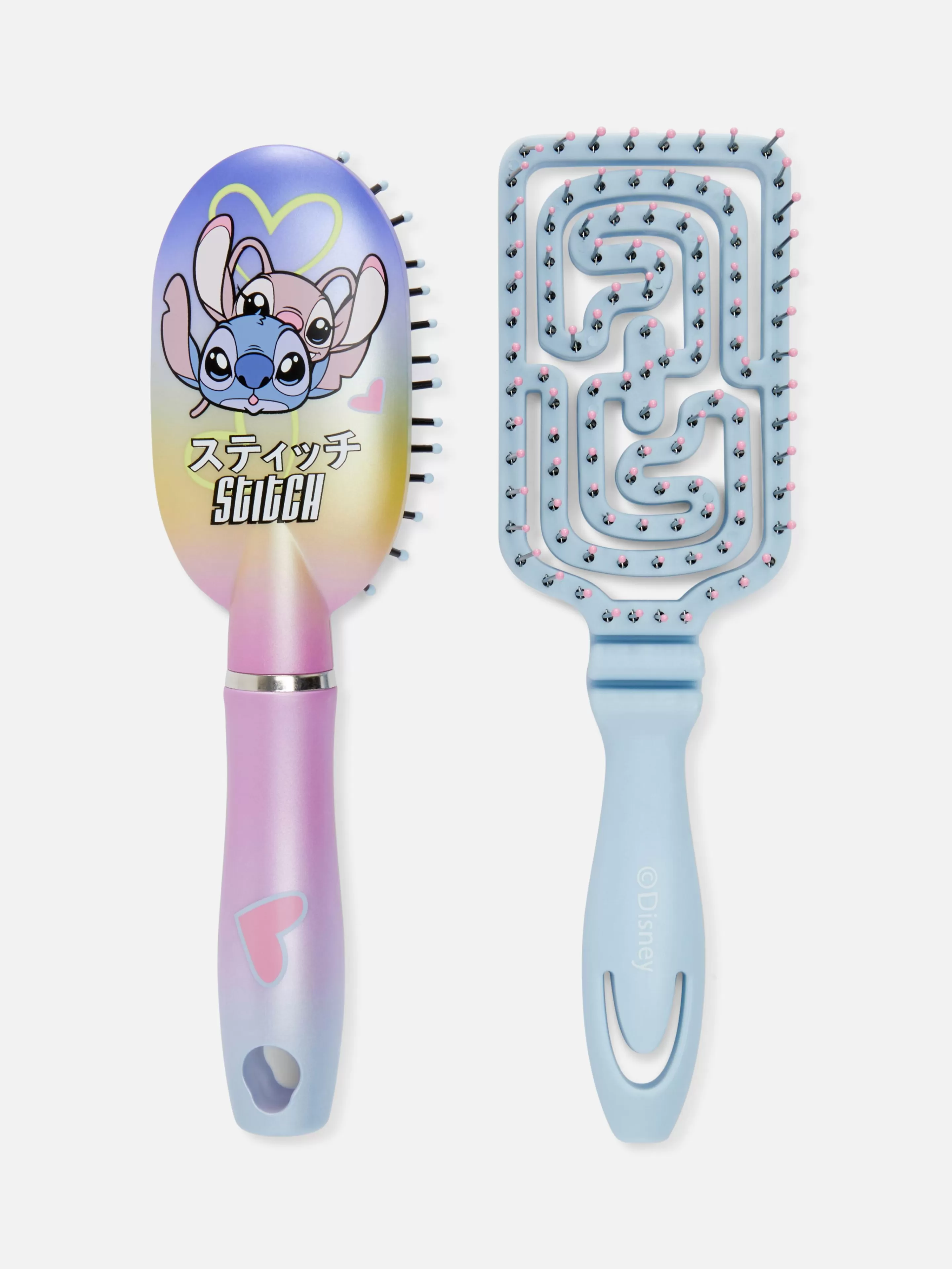 Lot De 2 Mini Brosses à Cheveux Disney Lilo & Stitch PS...-Primark Best Sale