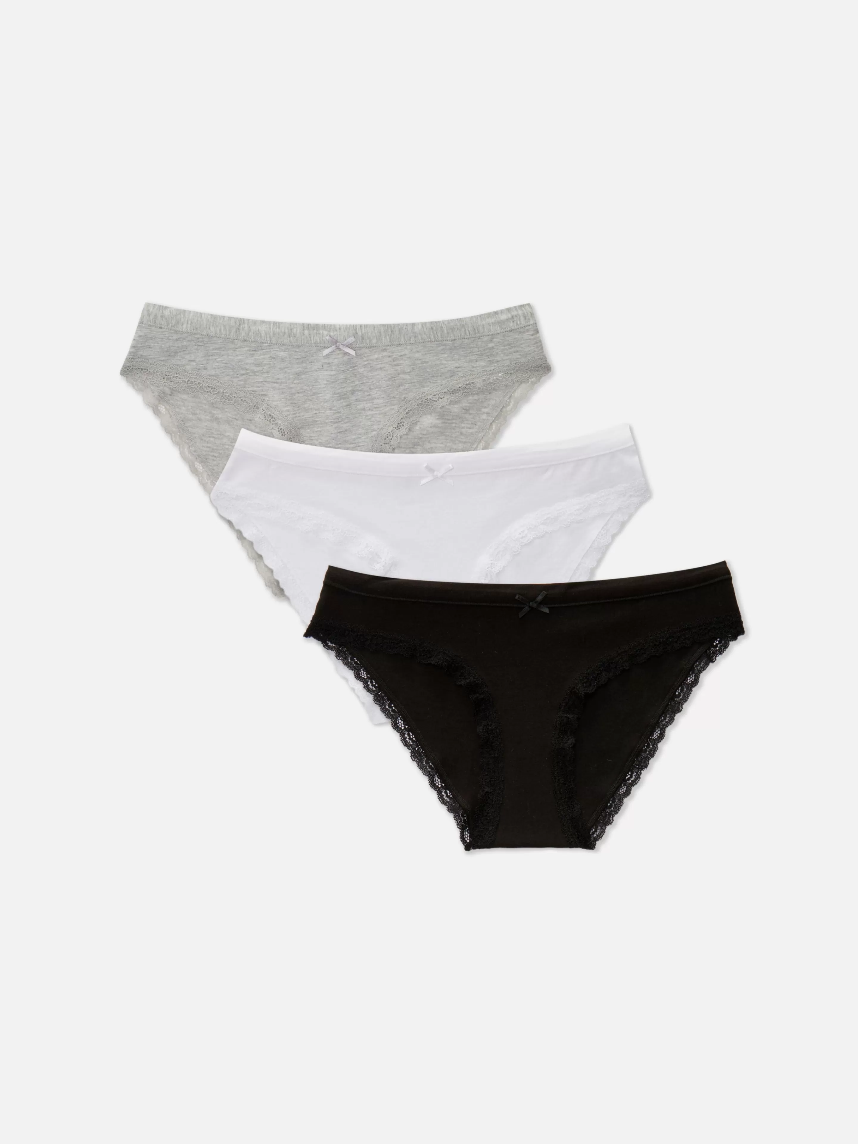 Lot De 3 Mini Culottes Avec Finitions En Dentelle-Primark Sale