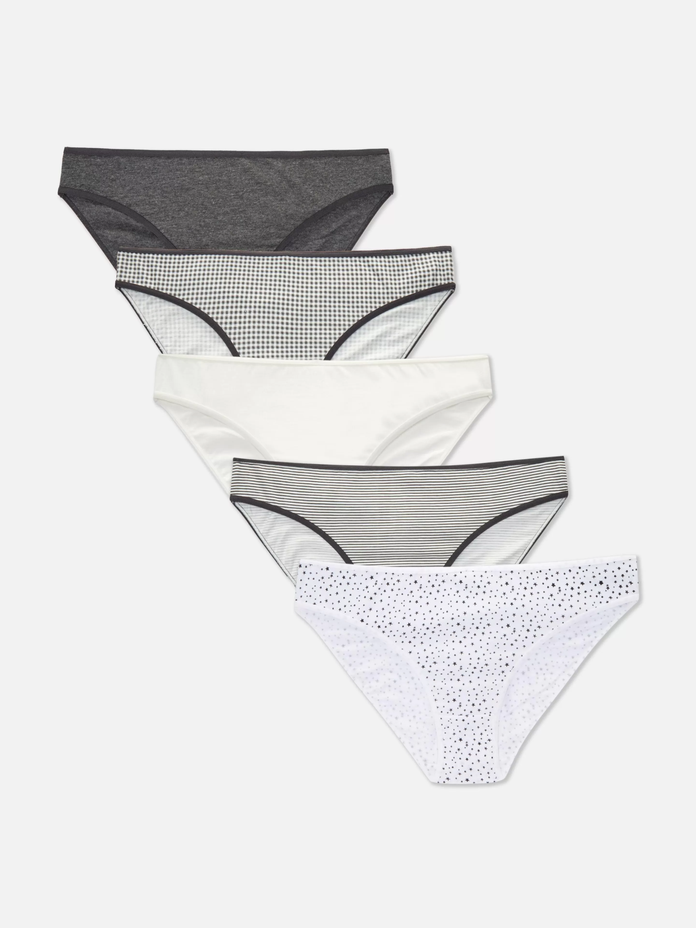 Lot De 5 Mini Culottes Quotidiennes-Primark Fashion