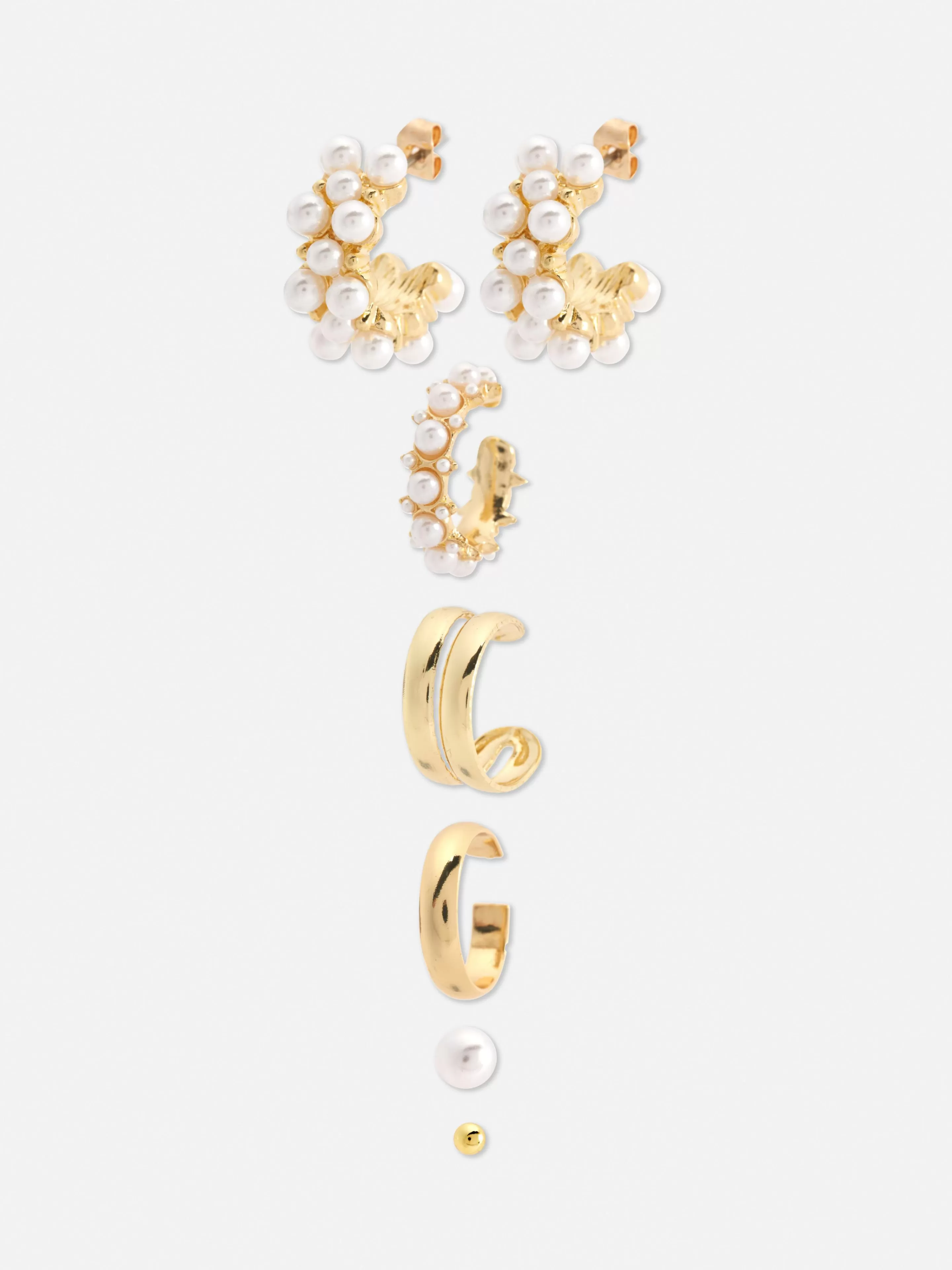 Lot De 6 Paires De Boucles D'oreilles à Fausses Perles-Primark Flash Sale