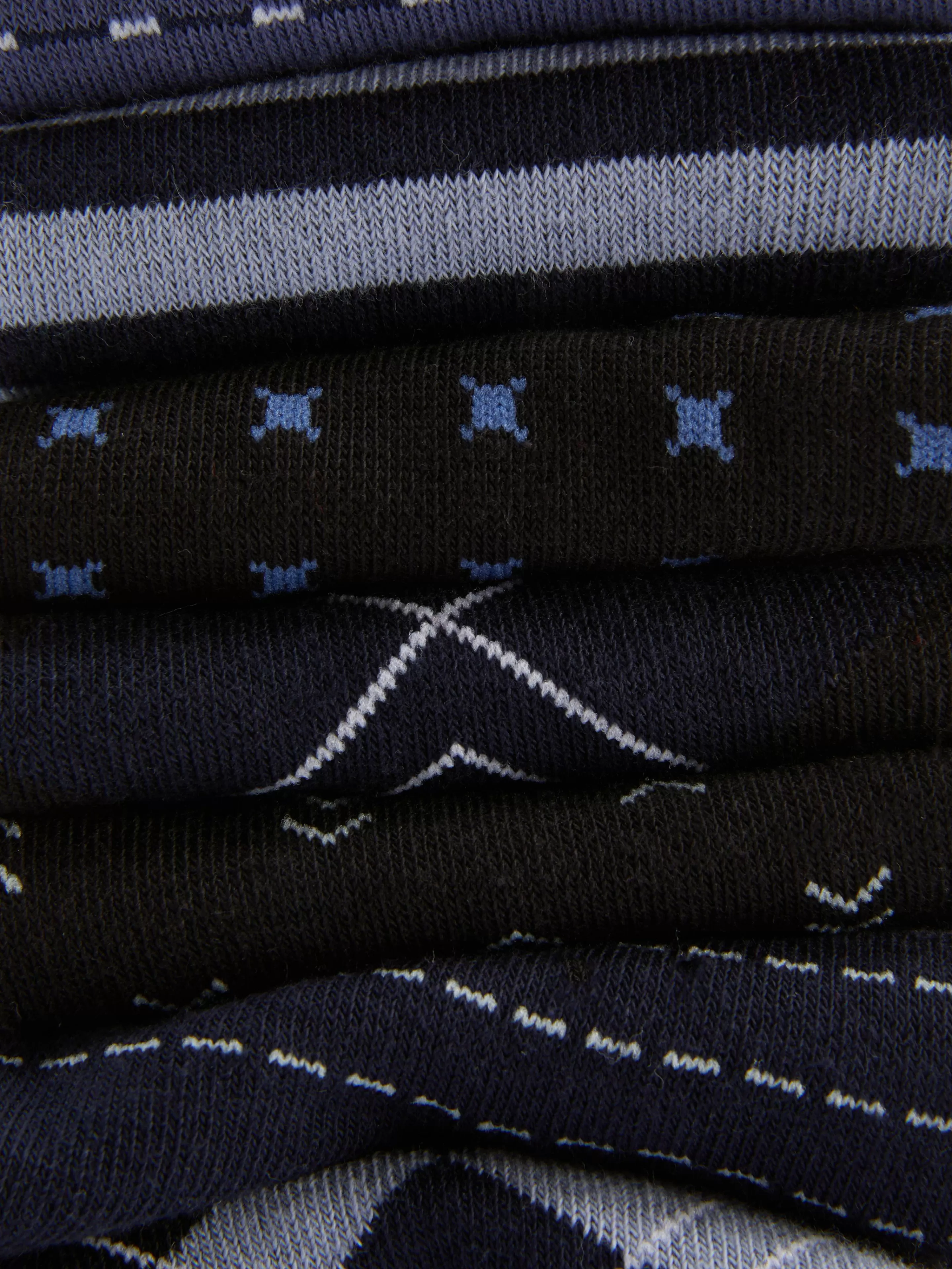 Lot De 7 Paires De Chaussettes à Motifs Variés-Primark Sale