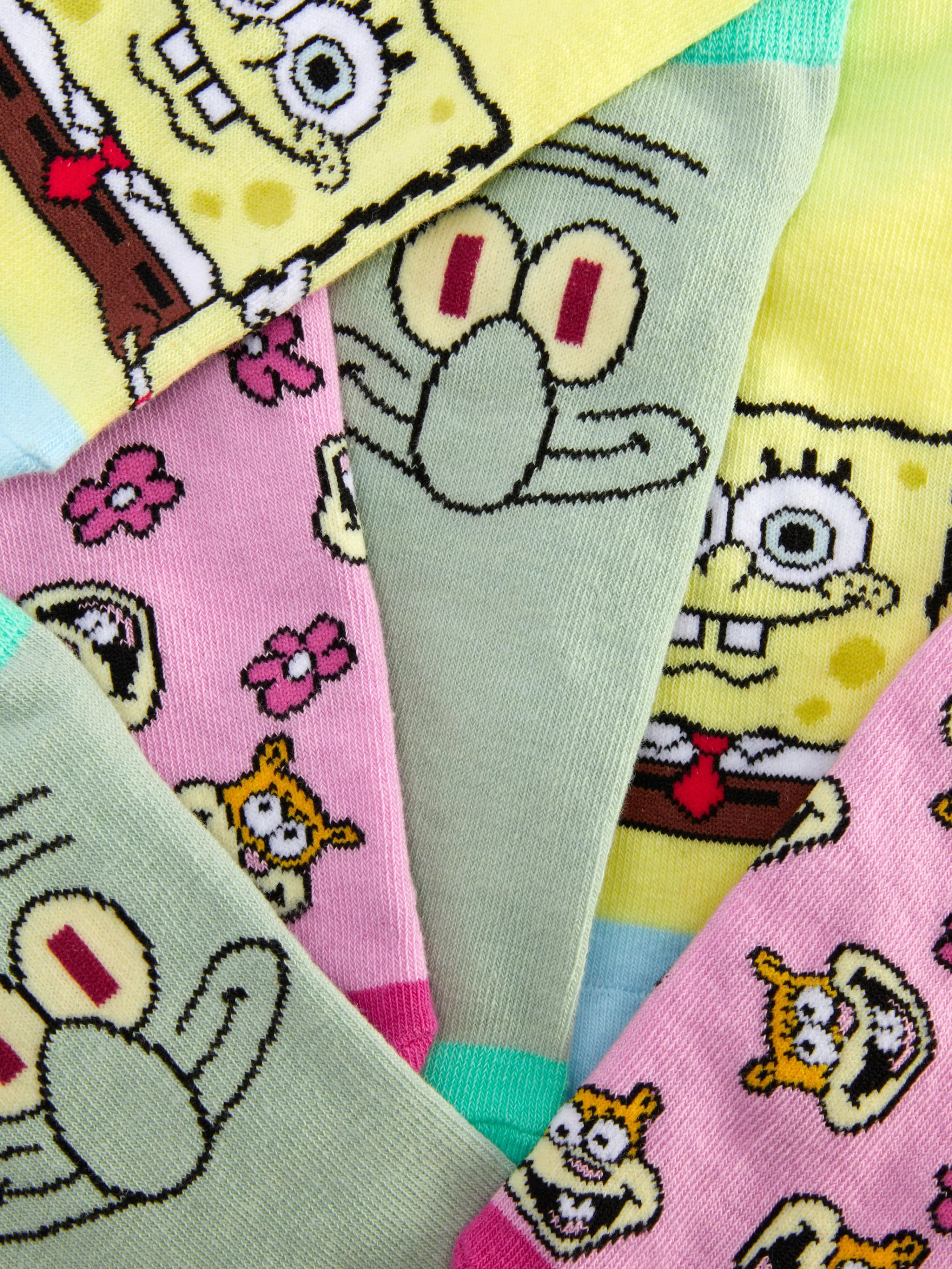 Lot De 3 Paires De Chaussettes Bob L'éponge-Primark New