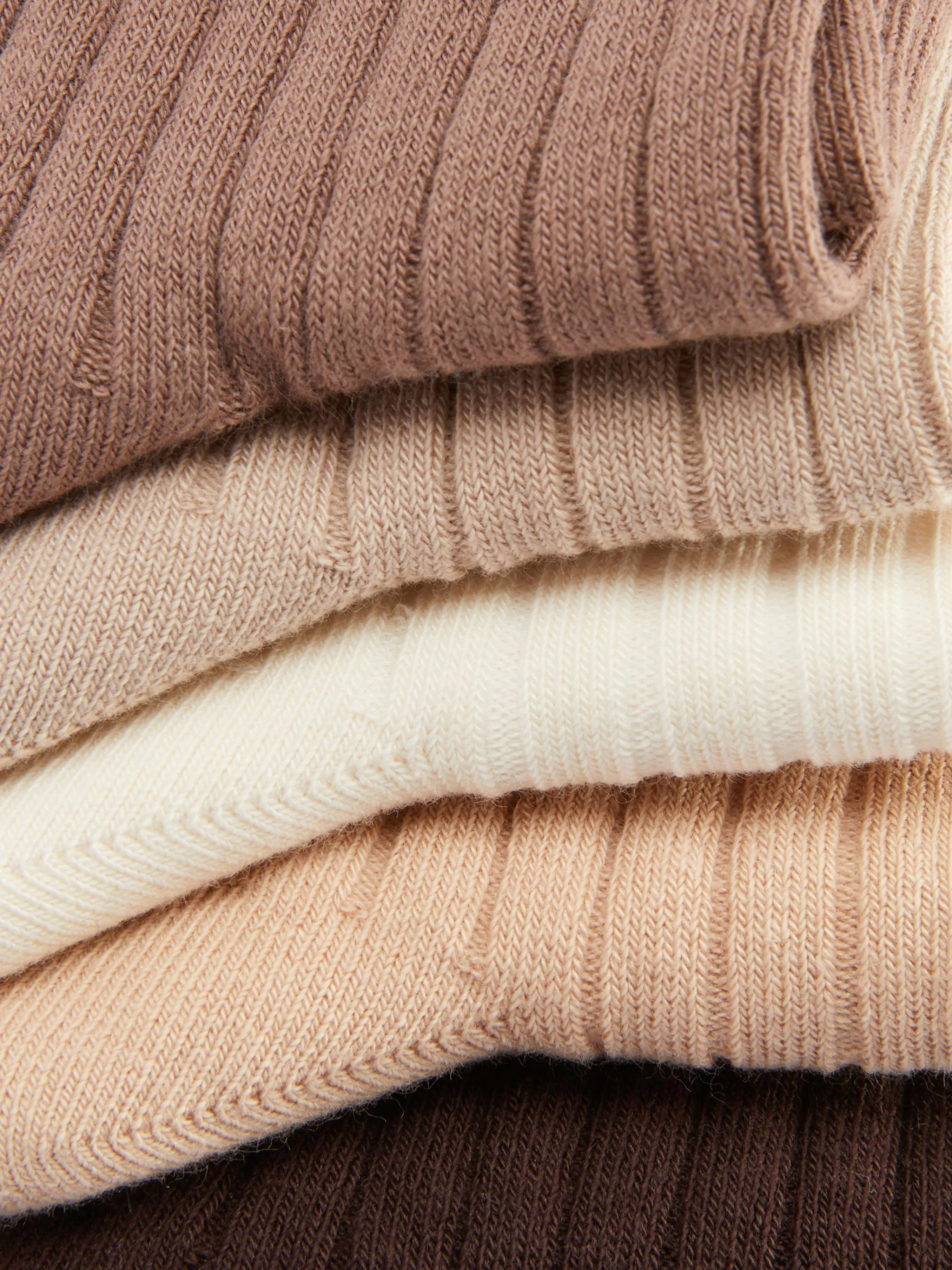 Lot De 5 Paires De Chaussettes Côtelées-Primark Cheap