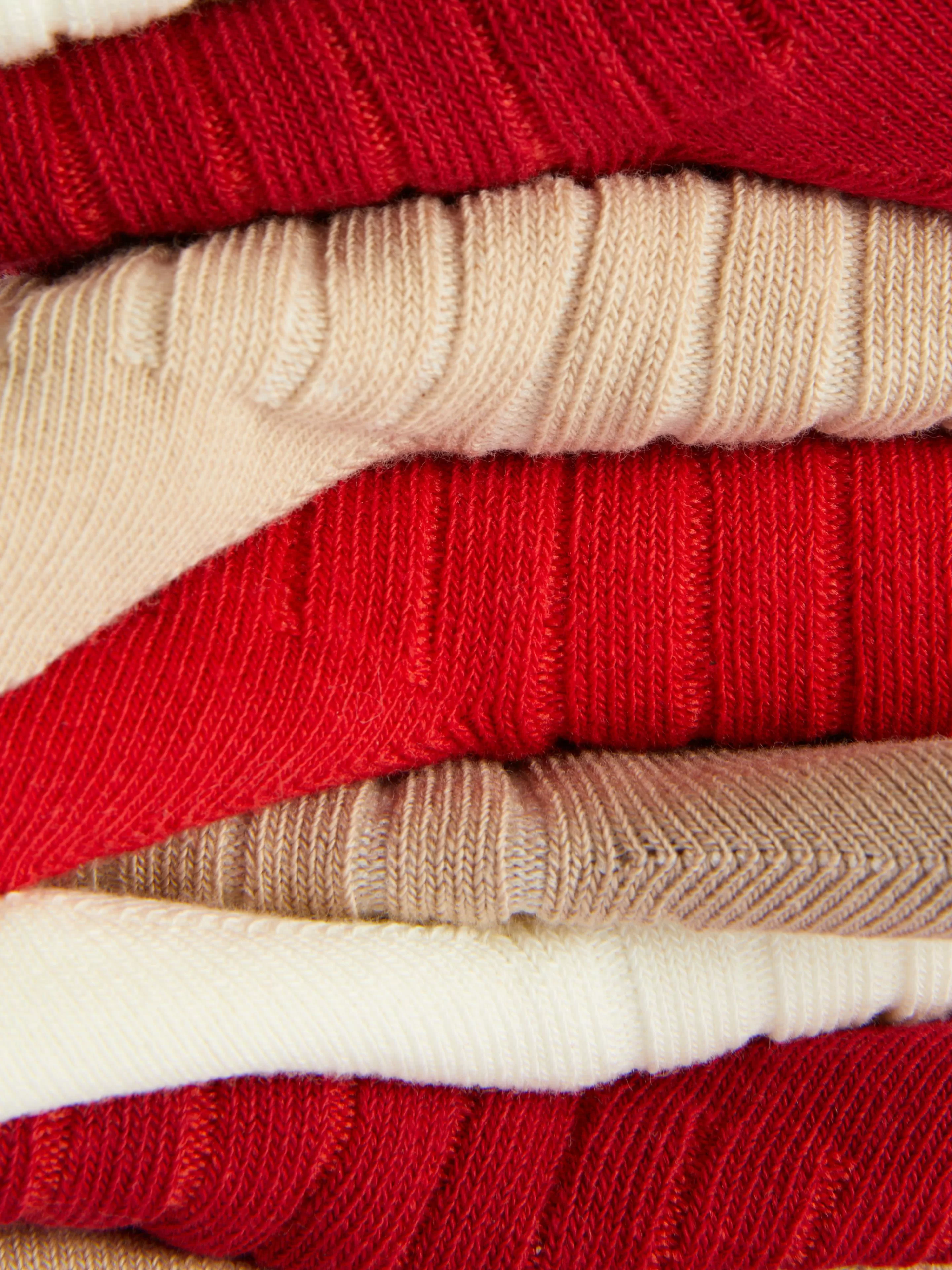 Lot De 5 Paires De Chaussettes Côtelées-Primark Fashion