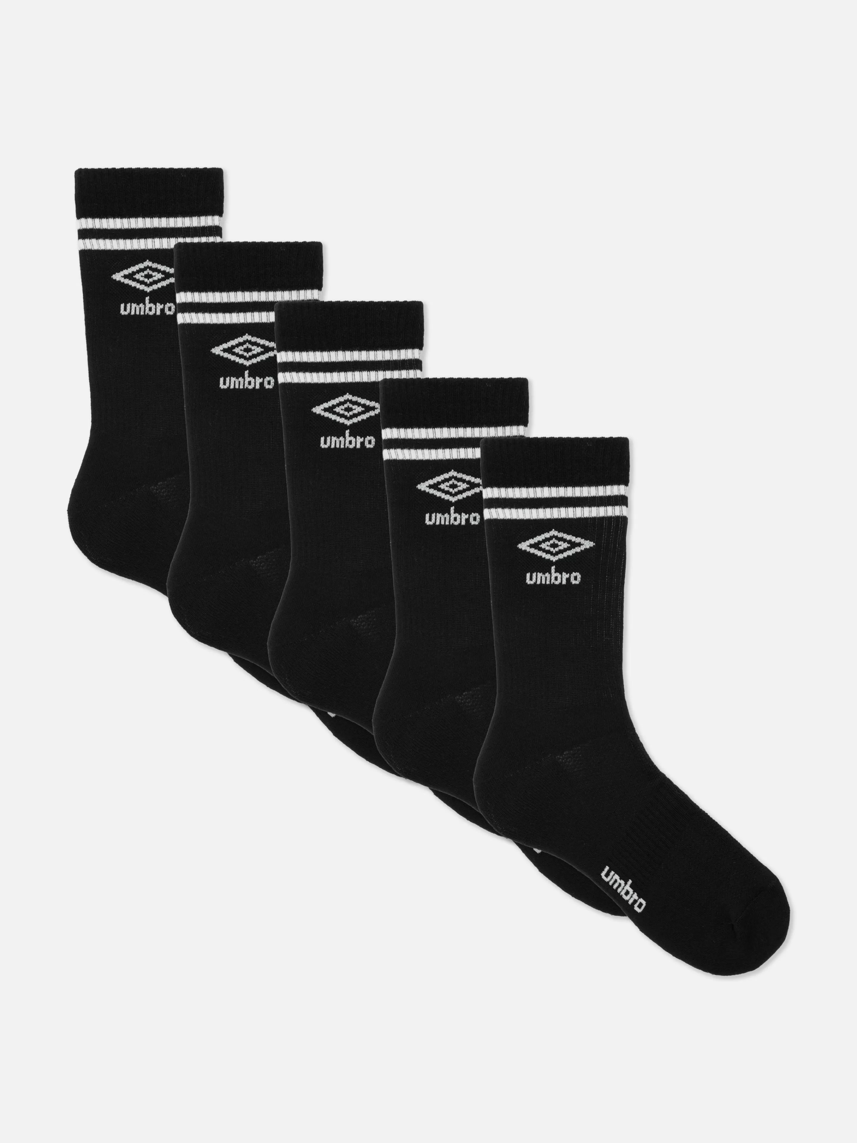 Lot De 5 Paires De Chaussettes De Sport Umbro-Primark Store
