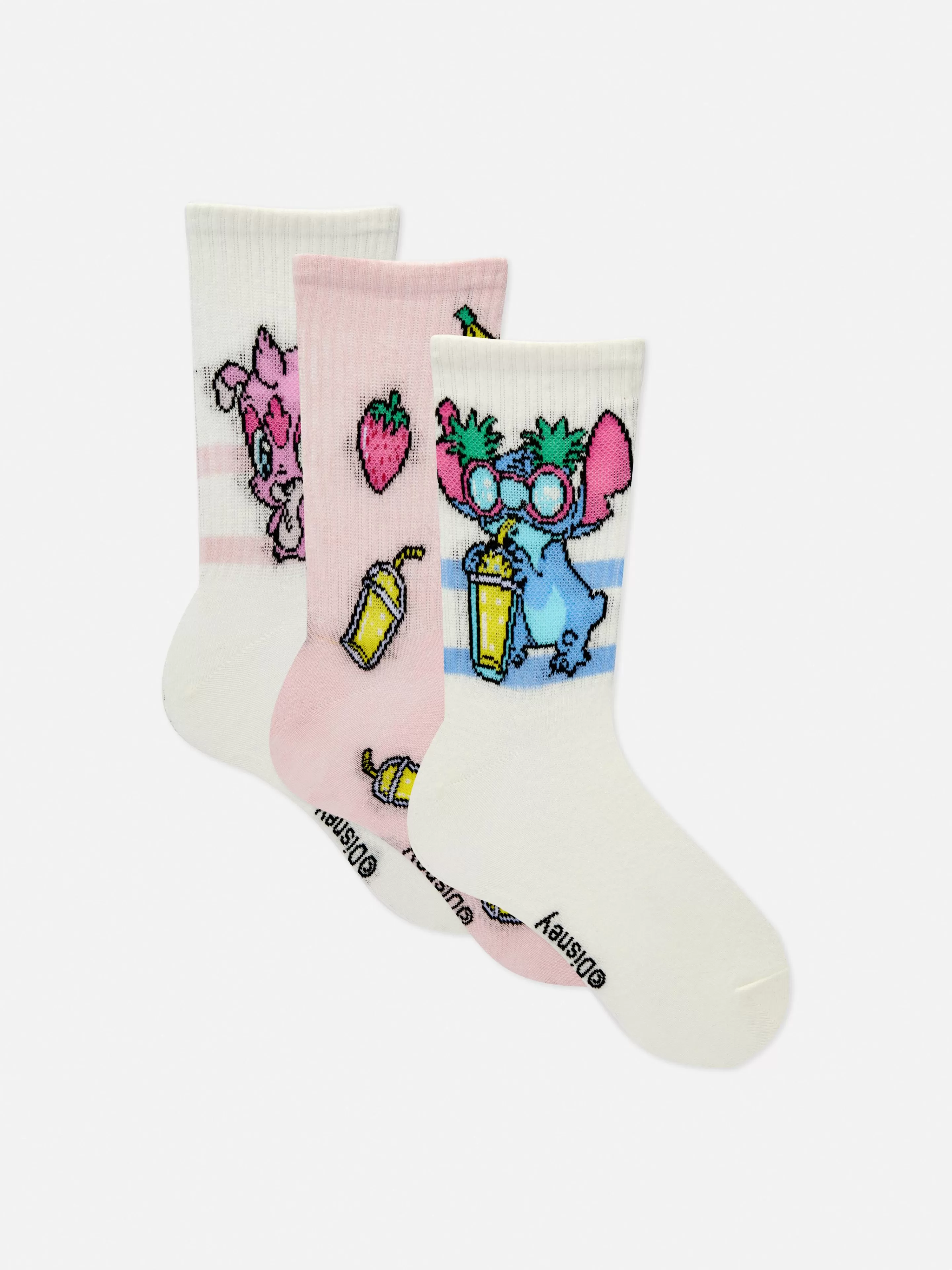 Lot De 3 Paires De Chaussettes Disney Lilo & Stitch-Primark Cheap