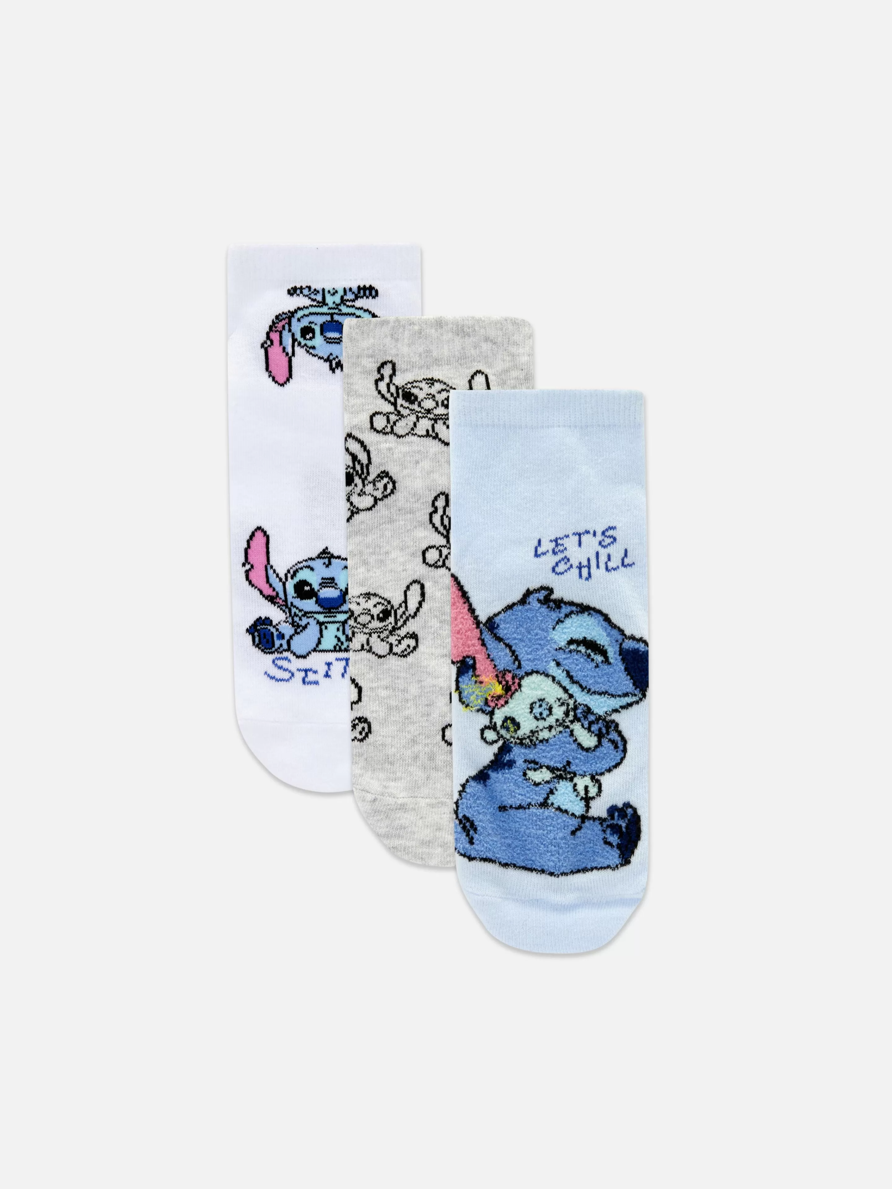 Lot De 3 Paires De Chaussettes Disney Stitch-Primark Store