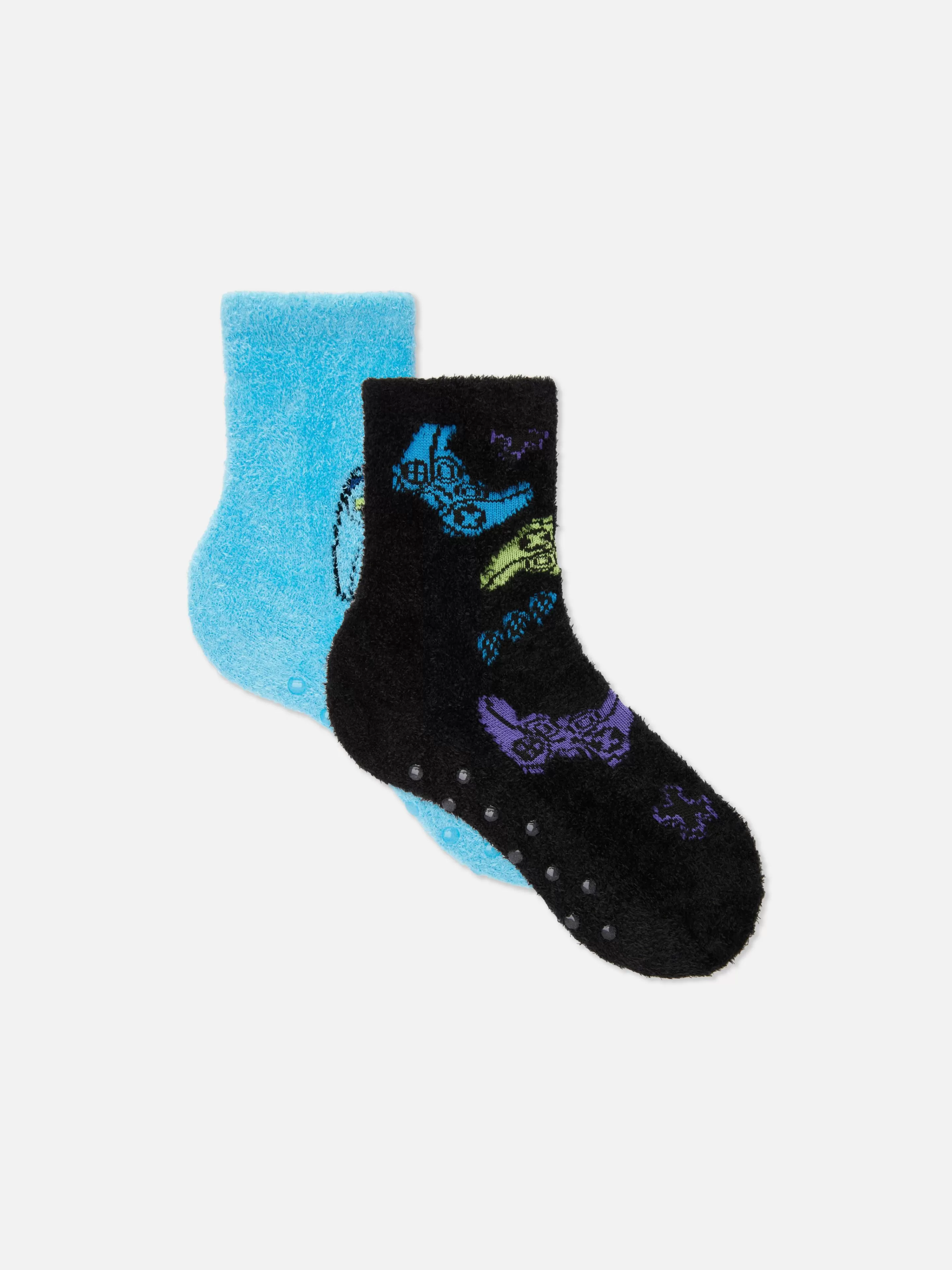 Lot De 2 Paires De Chaussettes Douces Manette De Jeu-Primark Outlet