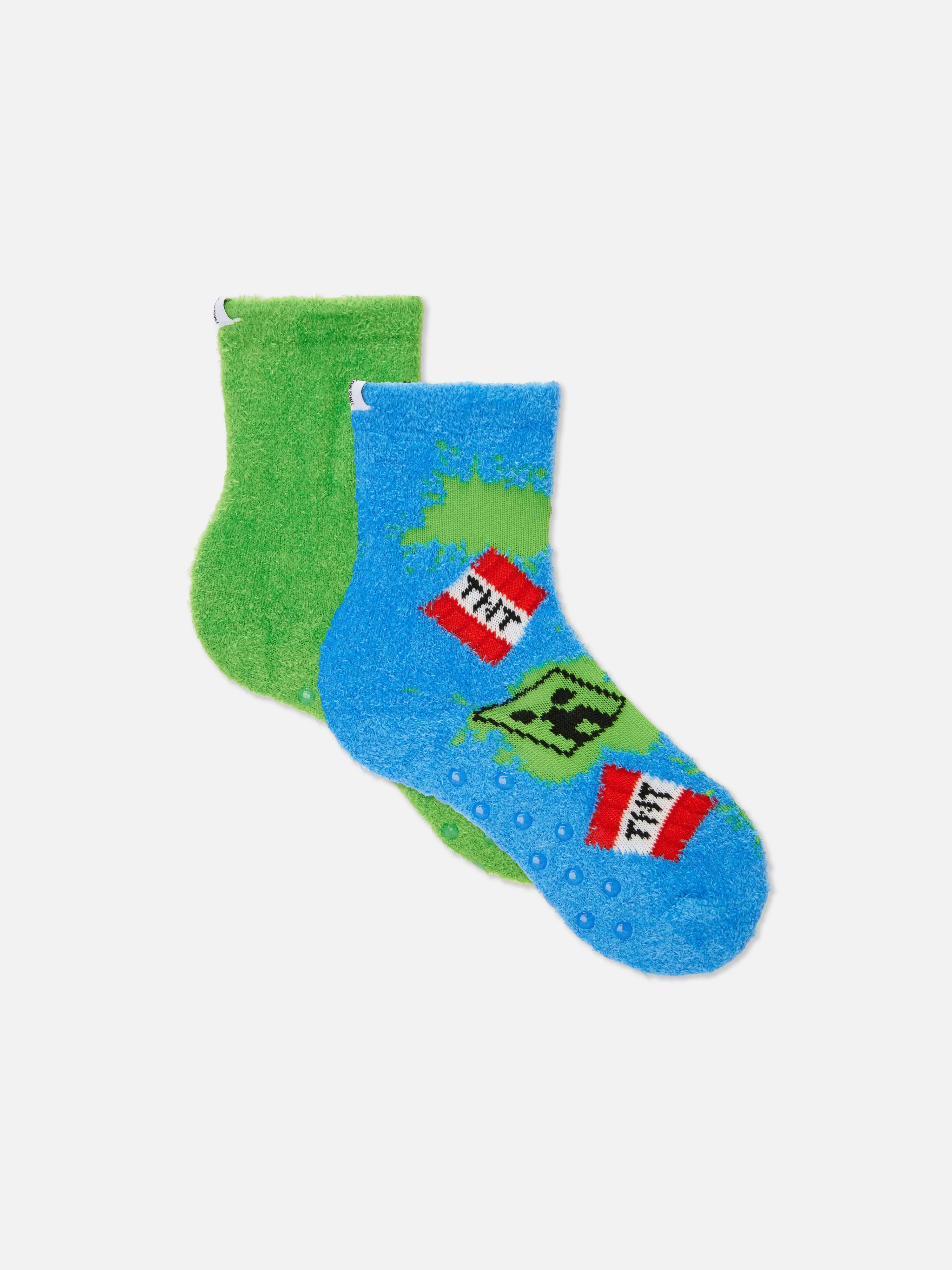 Lot De 2 Paires De Chaussettes Douces Minecraft-Primark Best