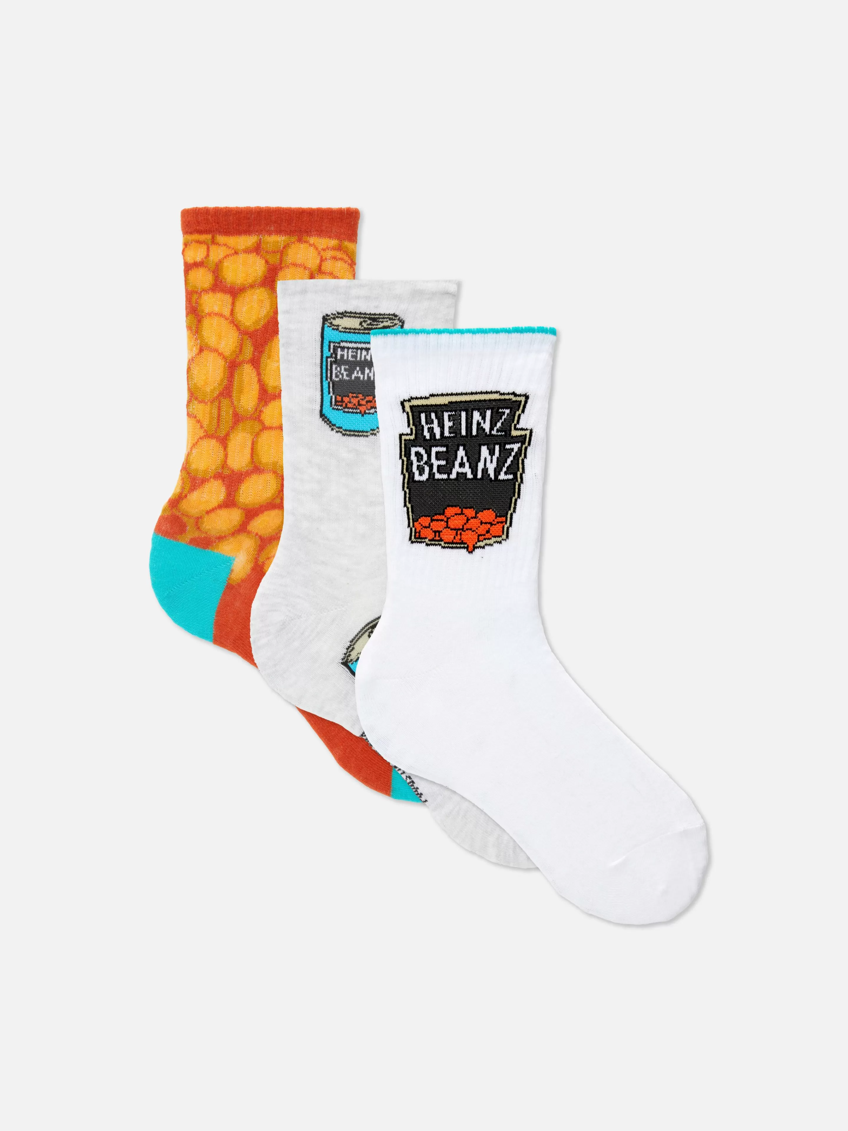 Lot De 3 Paires De Chaussettes Heinz Beans-Primark Shop
