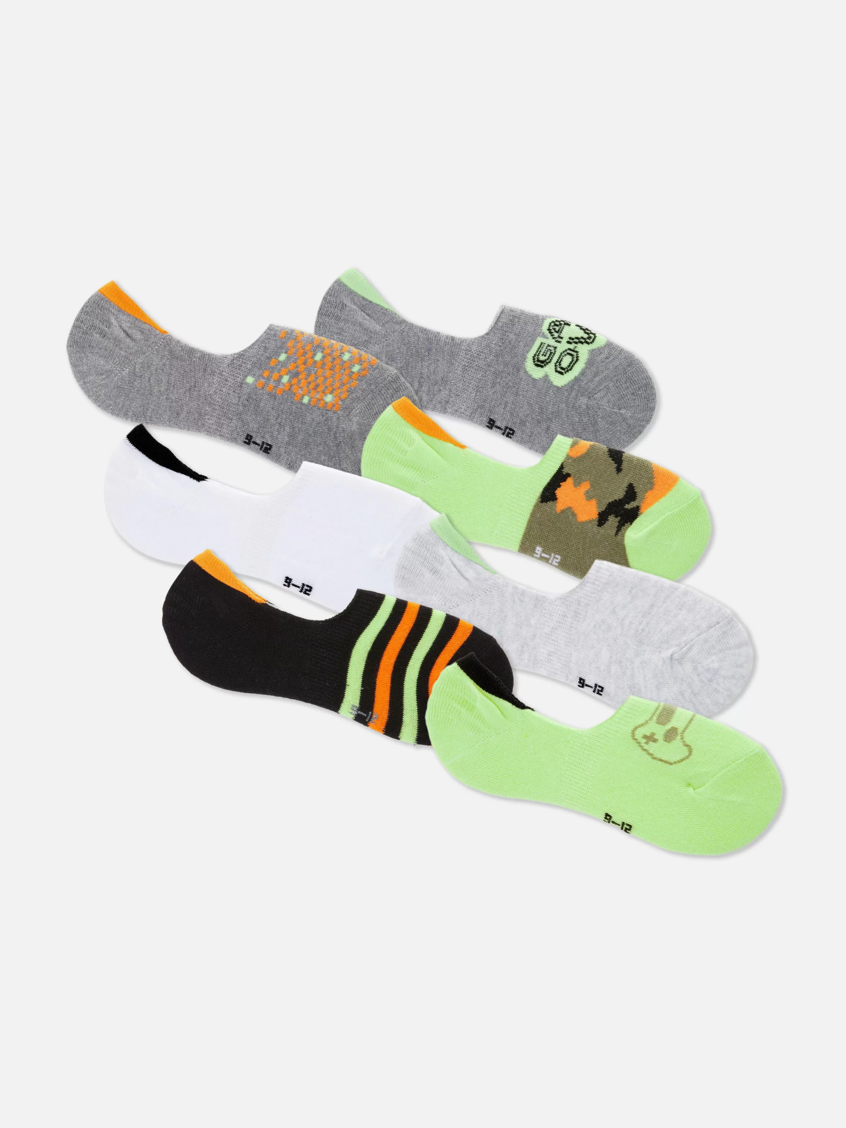 Lot De 7 Paires De Chaussettes Invisibles-Primark Clearance