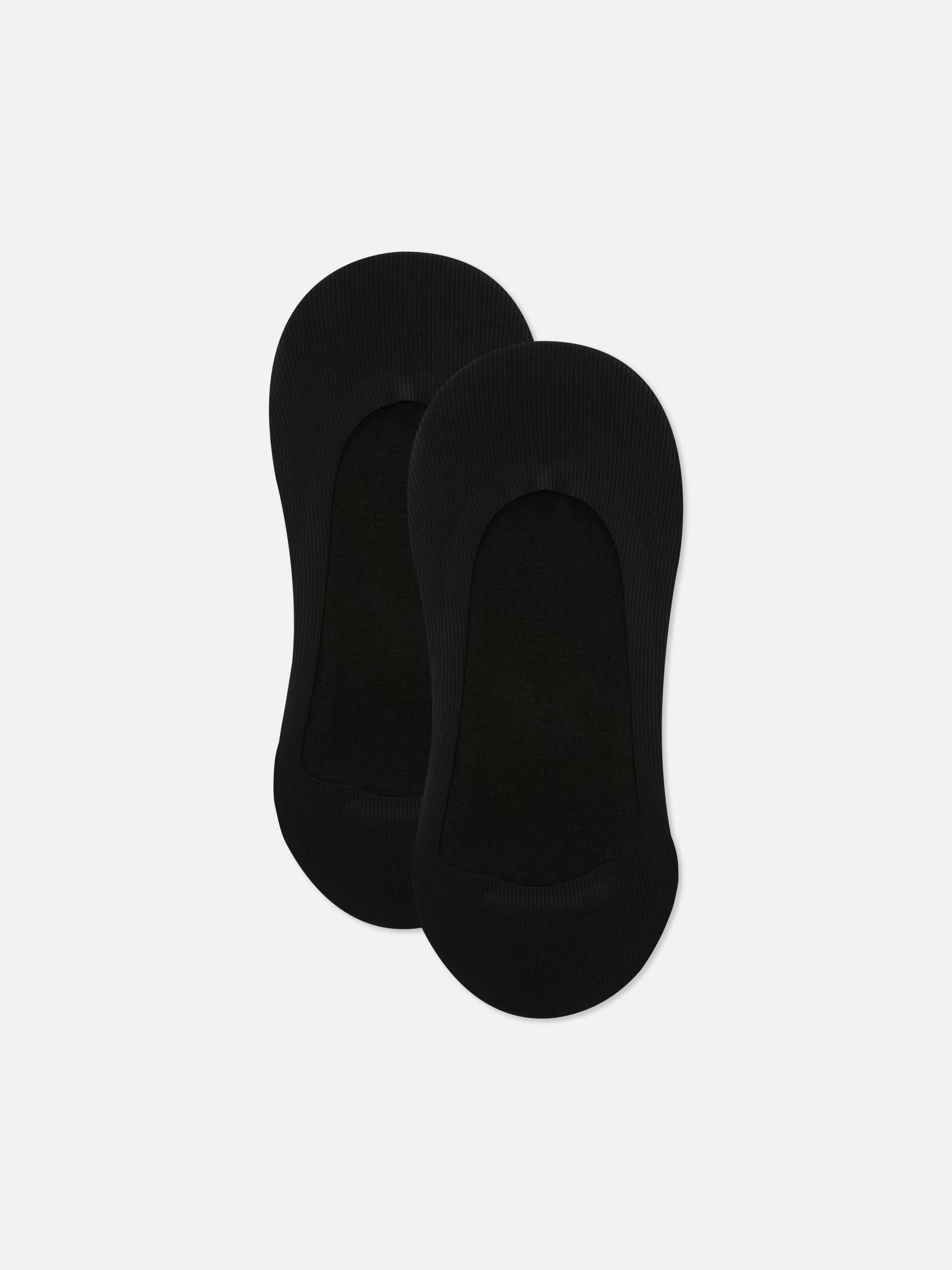 Lot De 2 Paires De Chaussettes Invisibles Côtelées En Microfibre-Primark Cheap