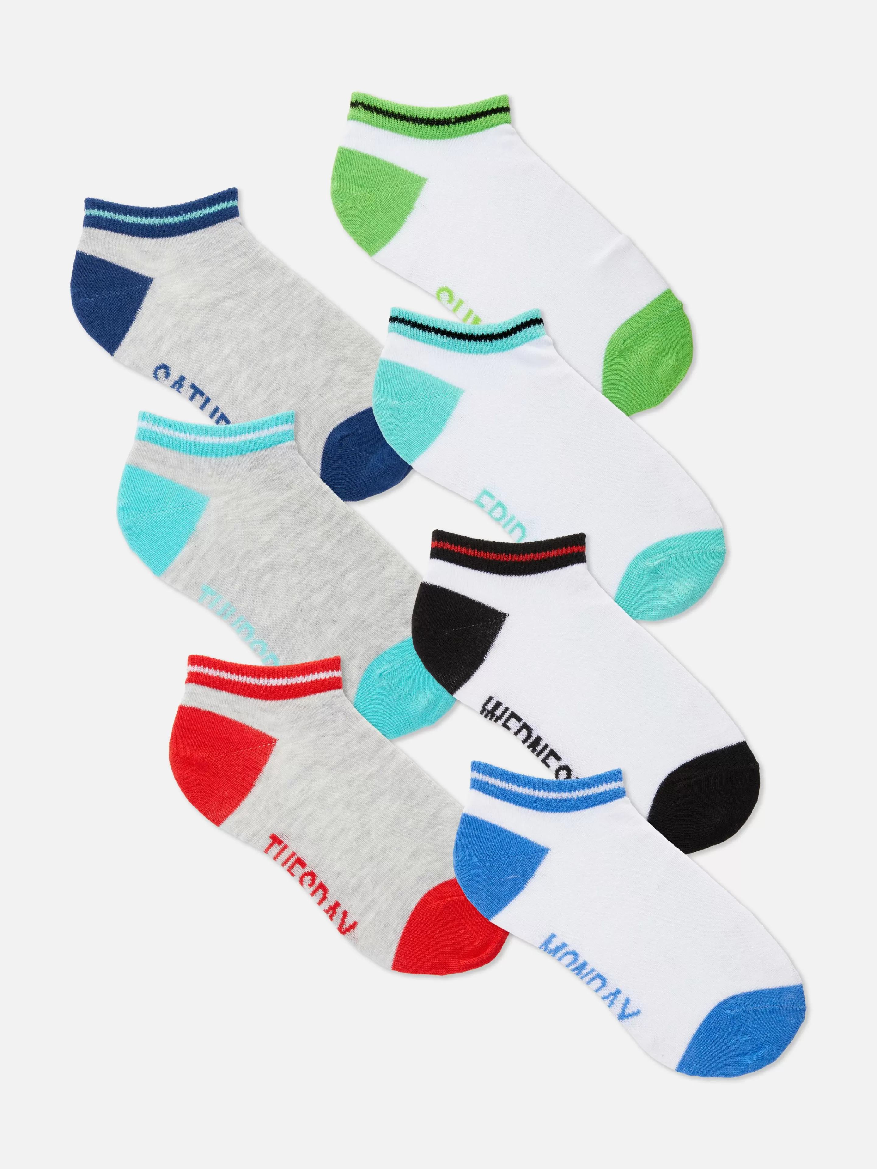 Lot De 7 Paires De Chaussettes Jours De La Semaine-Primark Best Sale