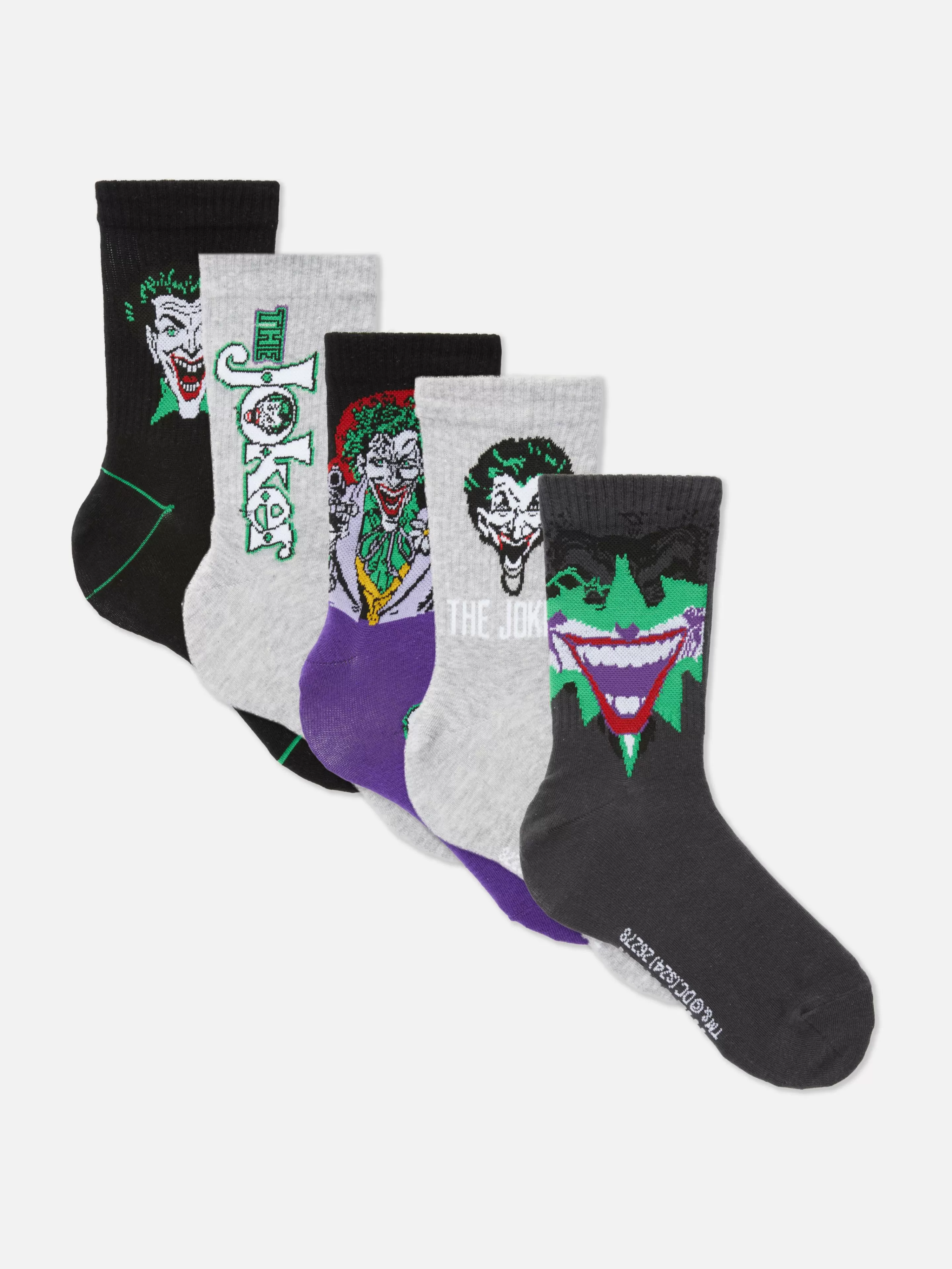 Lot De 5 Paires De Chaussettes Le Joker-Primark Outlet