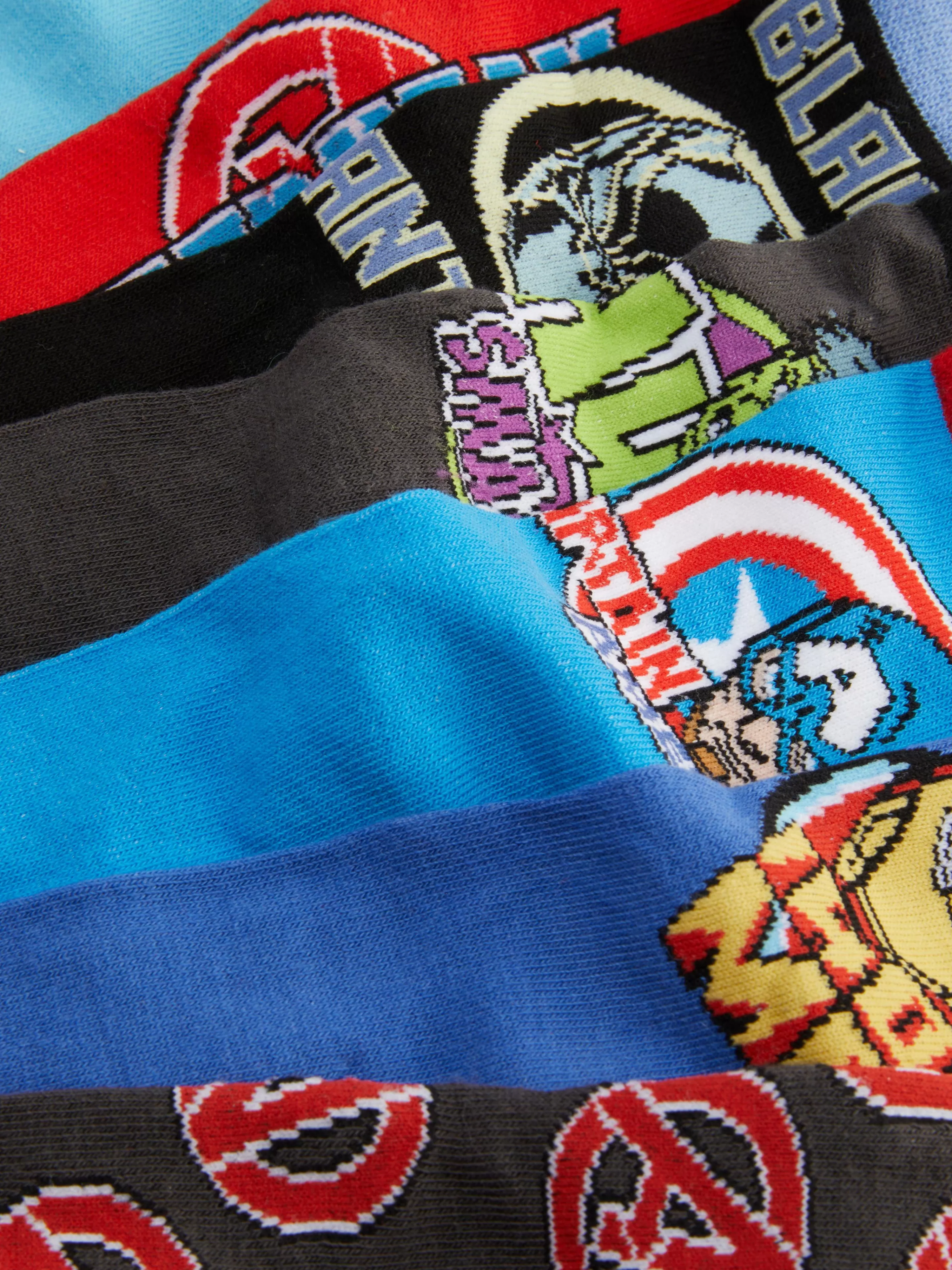 Lot De 7 Paires De Chaussettes Marvel Avengers-Primark New