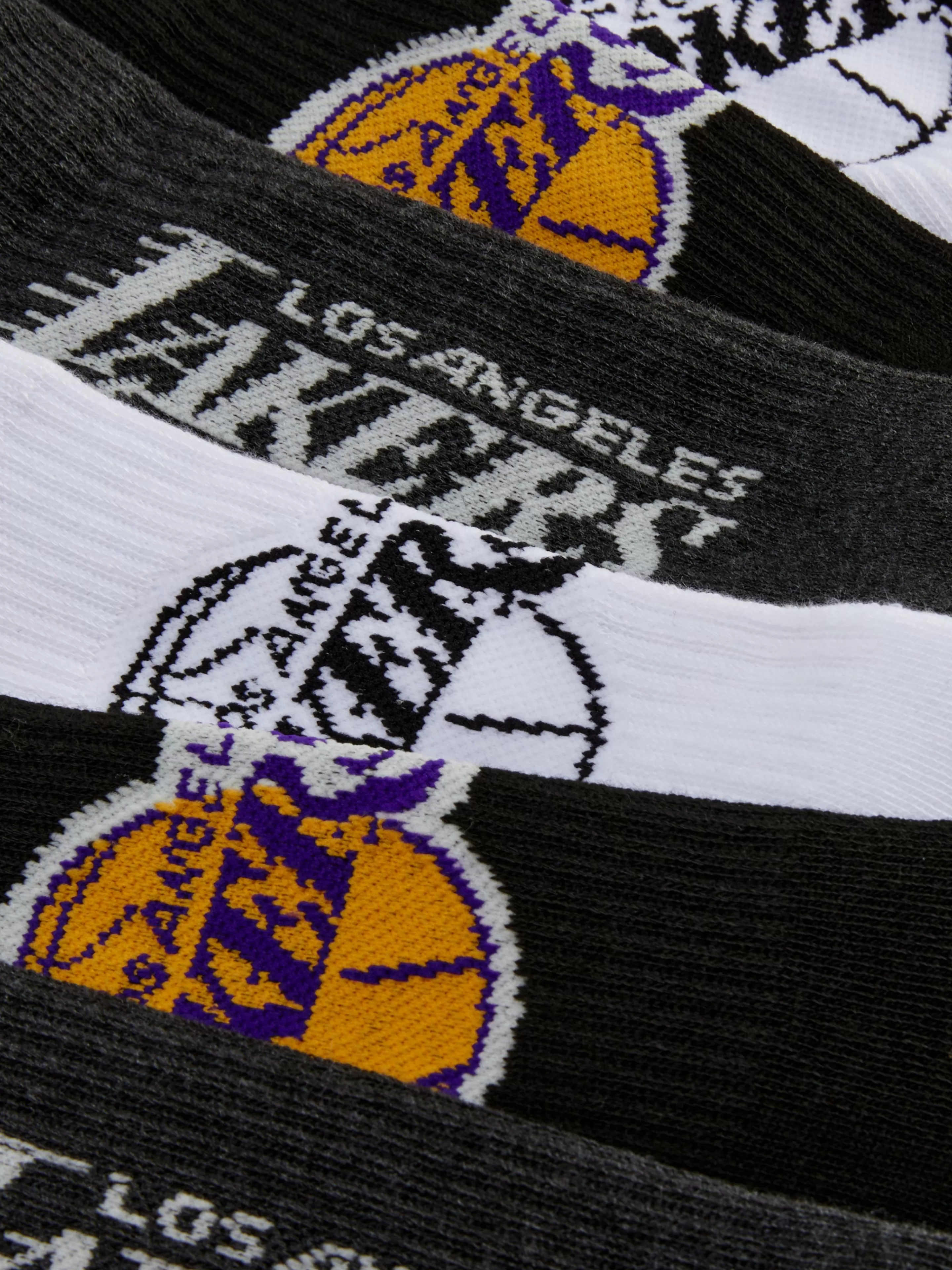 Lot De 3 Paires De Chaussettes NBA Los Angeles Lakers-Primark Flash Sale