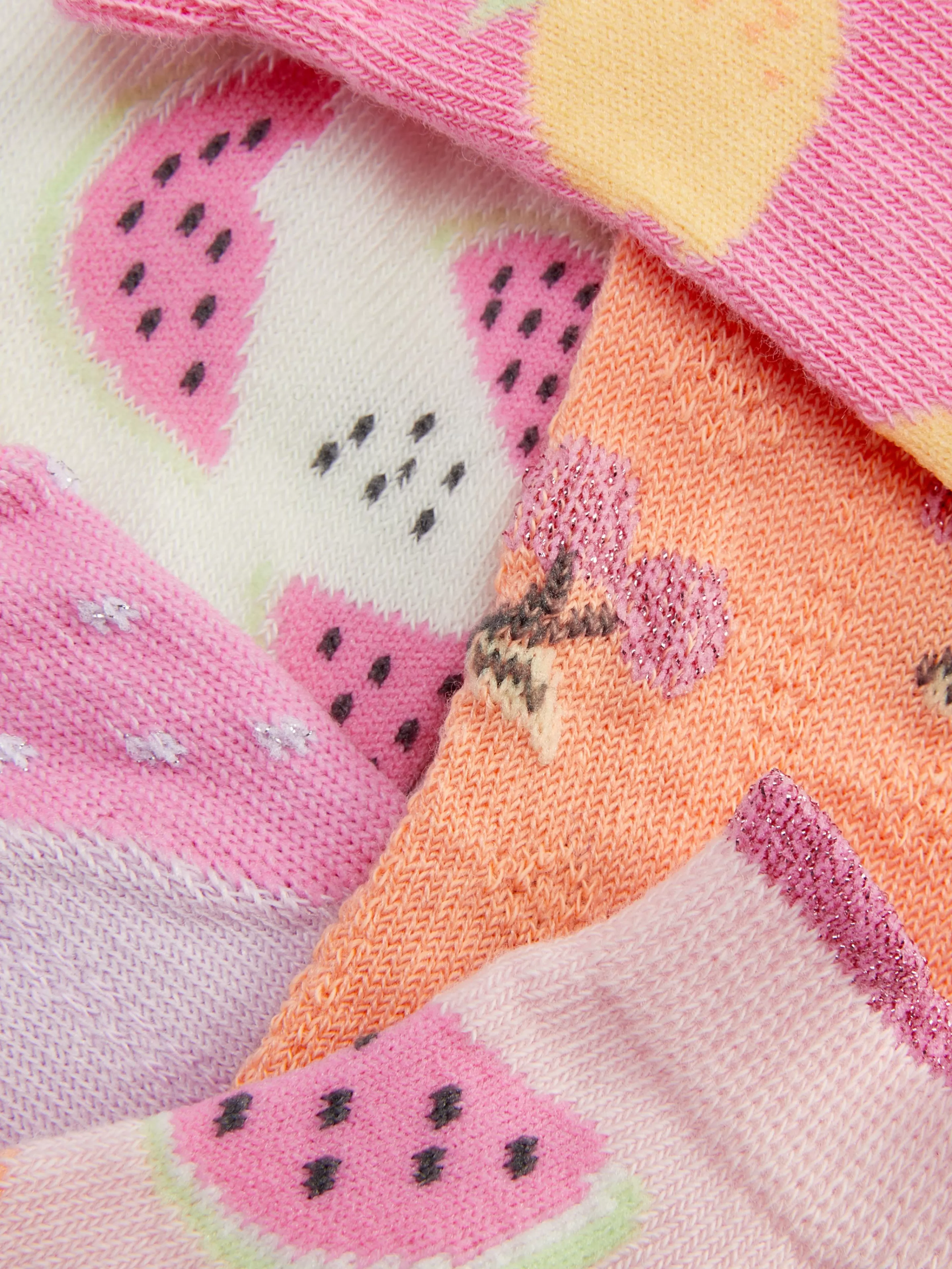 Lot De 5 Paires De Chaussettes Pour Baskets à Motifs Fruits-Primark Cheap