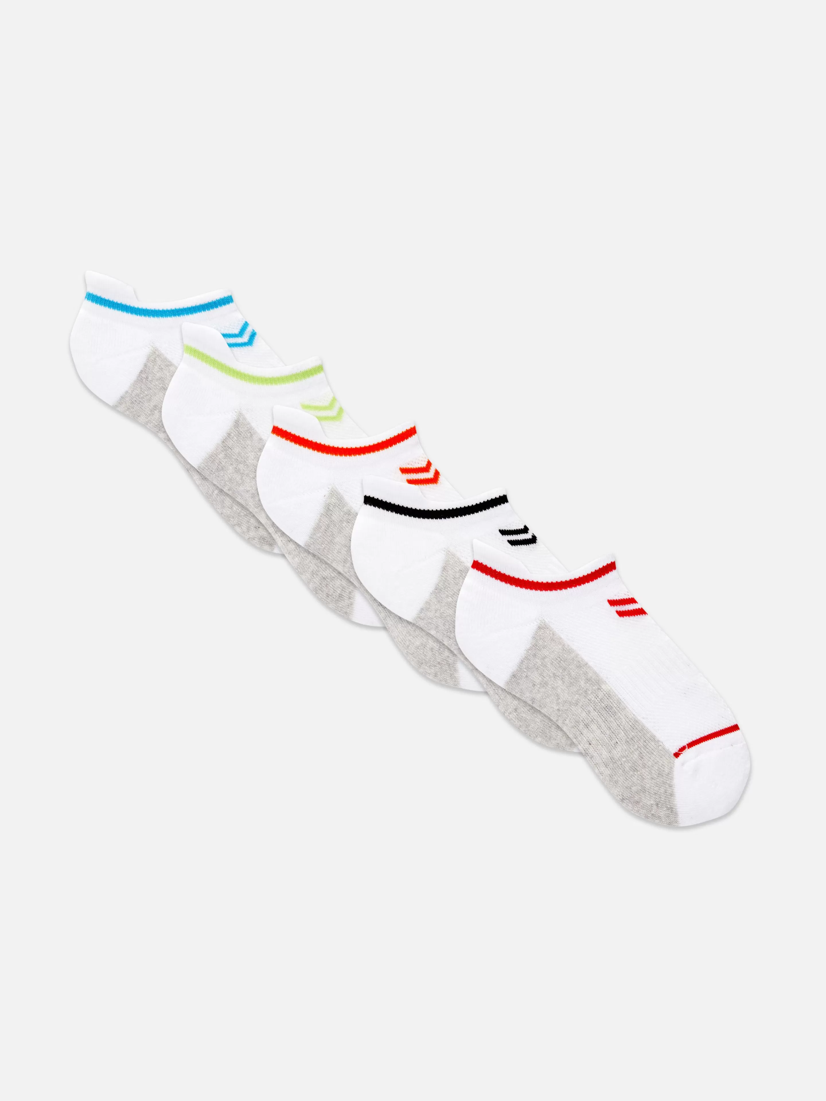 Lot De 5 Paires De Chaussettes Pour Baskets à Rayures-Primark Best Sale