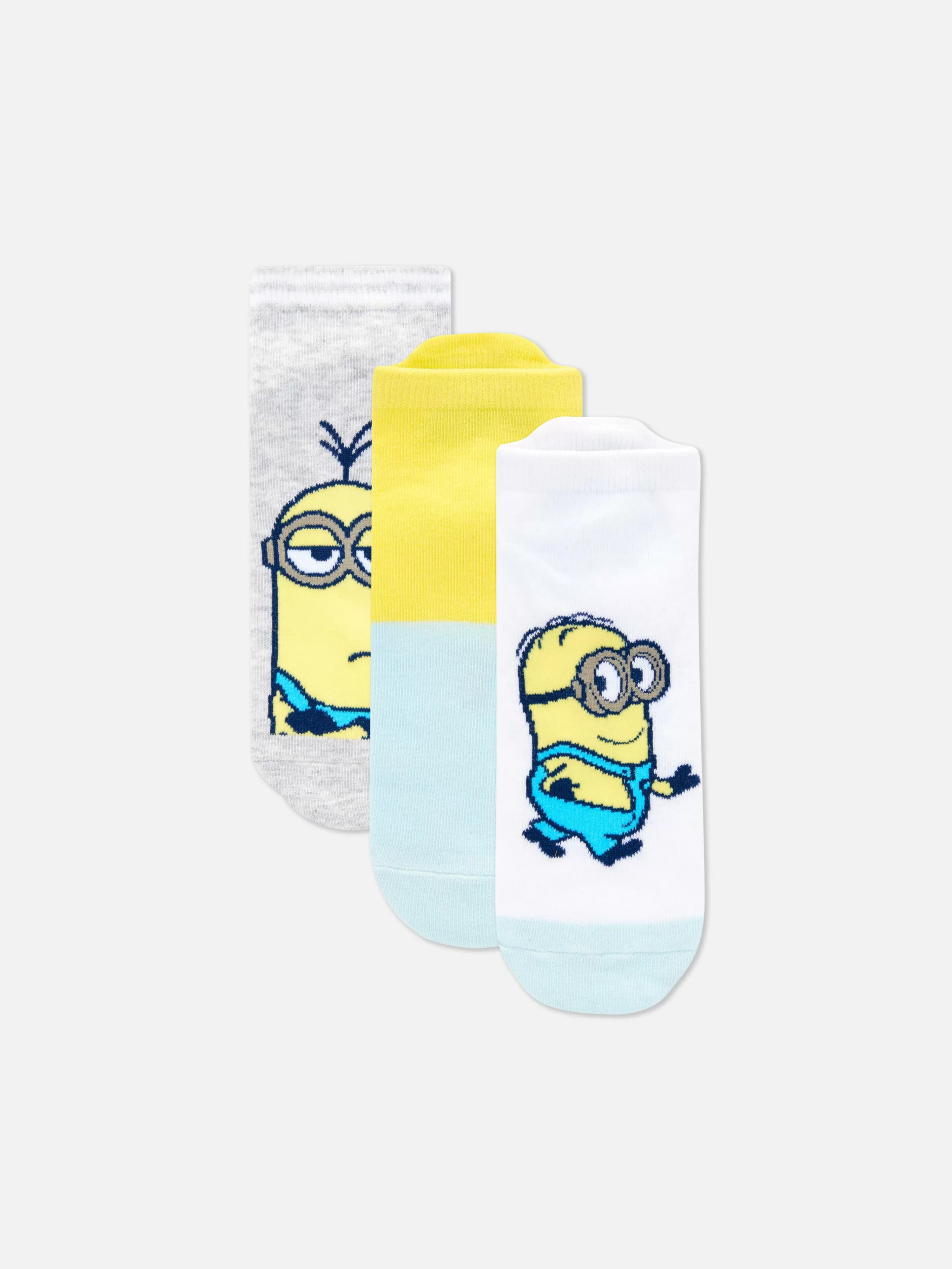 Lot De 3 Paires De Chaussettes Pour Baskets Minions-Primark Outlet