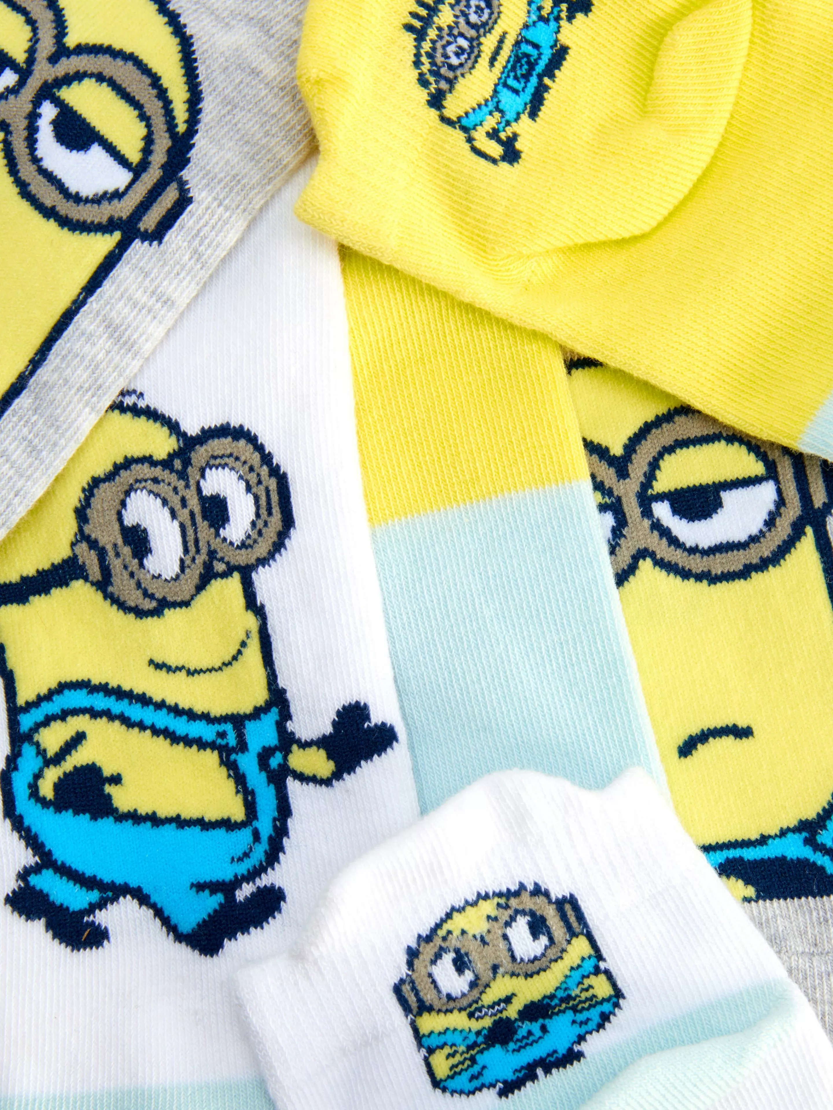 Lot De 3 Paires De Chaussettes Pour Baskets Minions-Primark Outlet