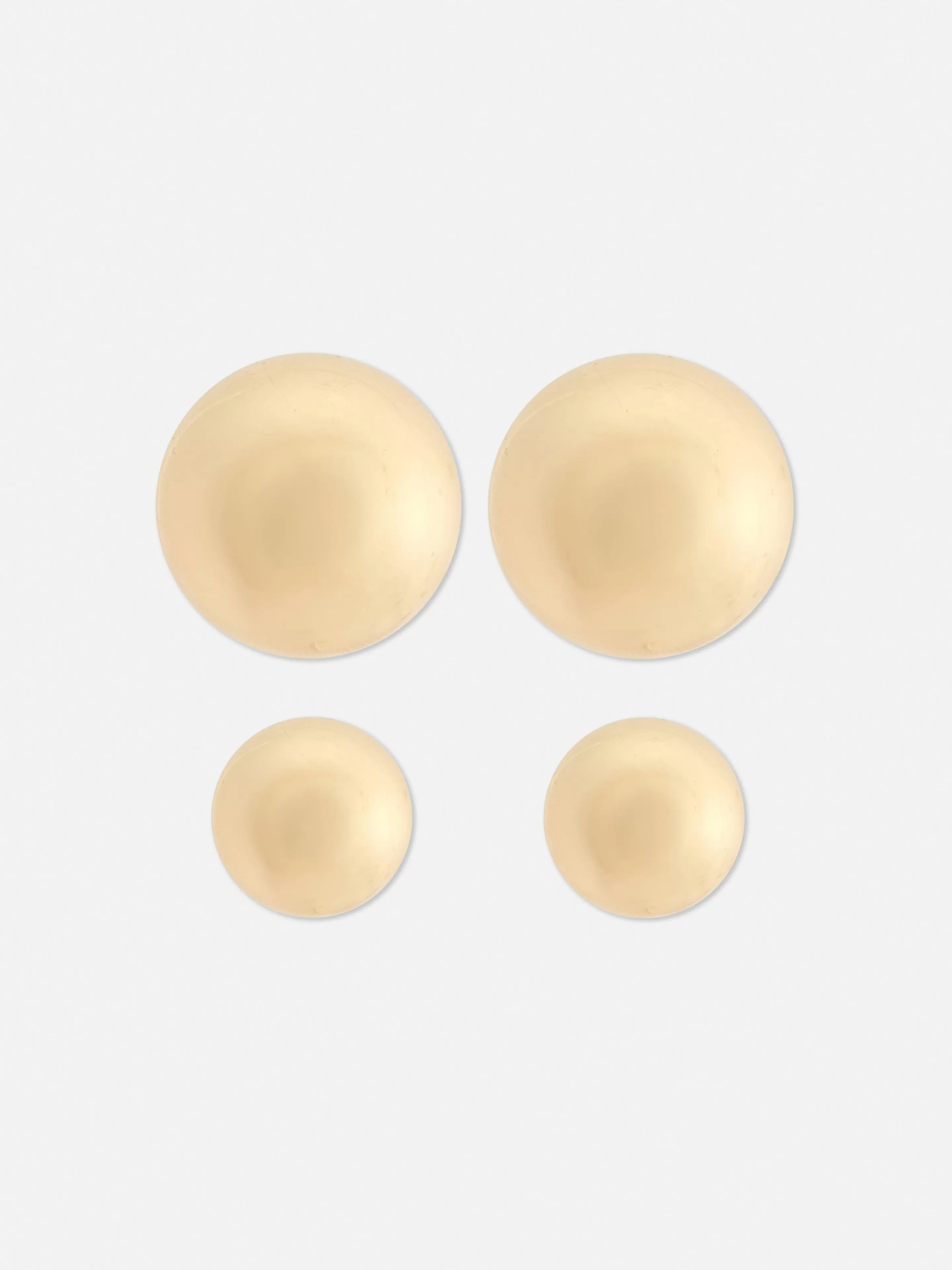 Lot De 2 Paires De Clous D'oreilles Orbes-Primark Store