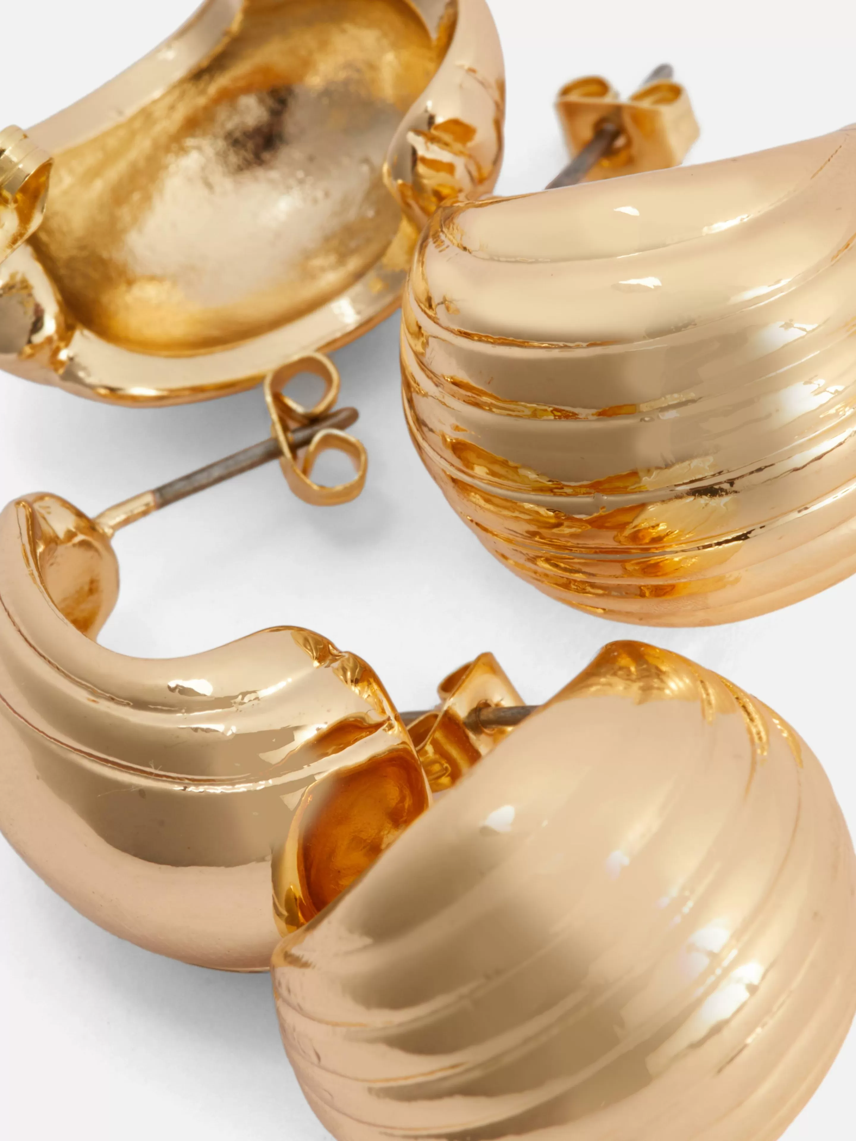Lot De 2 Paires De Créoles à Coquillages Rita Ora-Primark Store