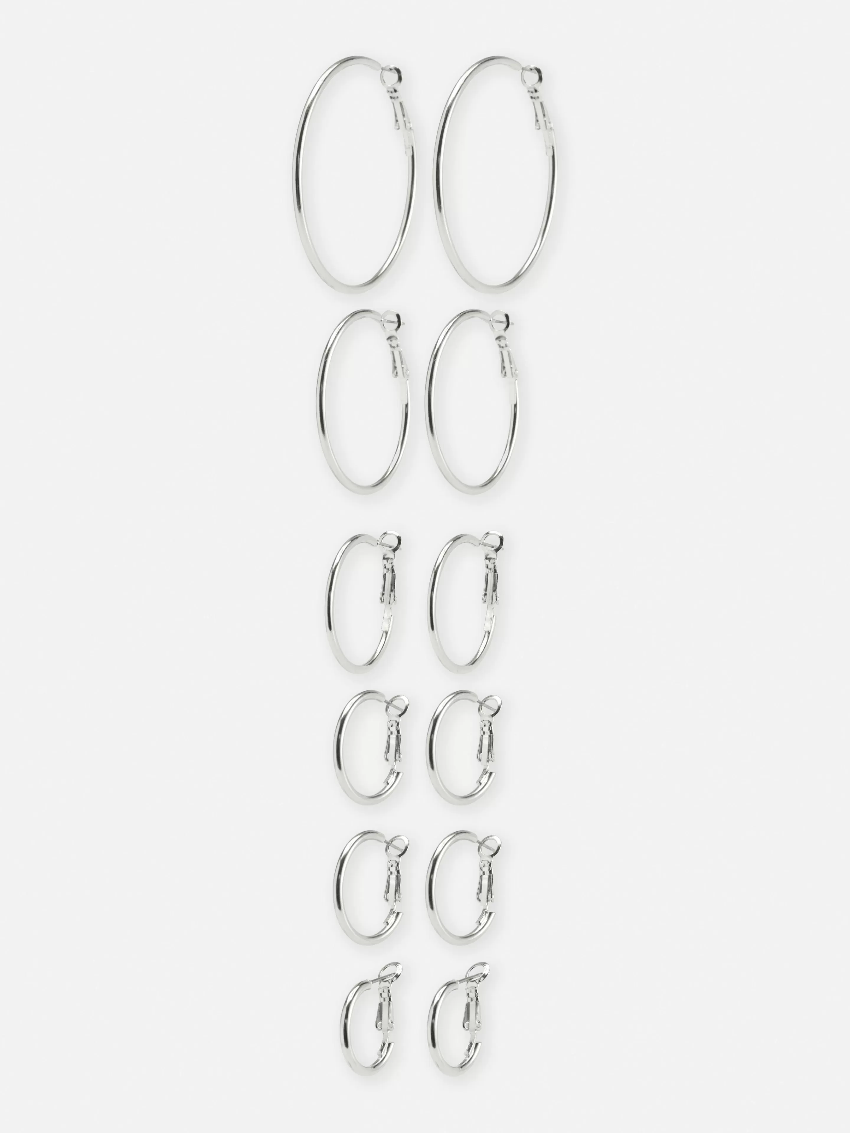 Lot De 6 Paires De Créoles De Tailles Variées-Primark Cheap