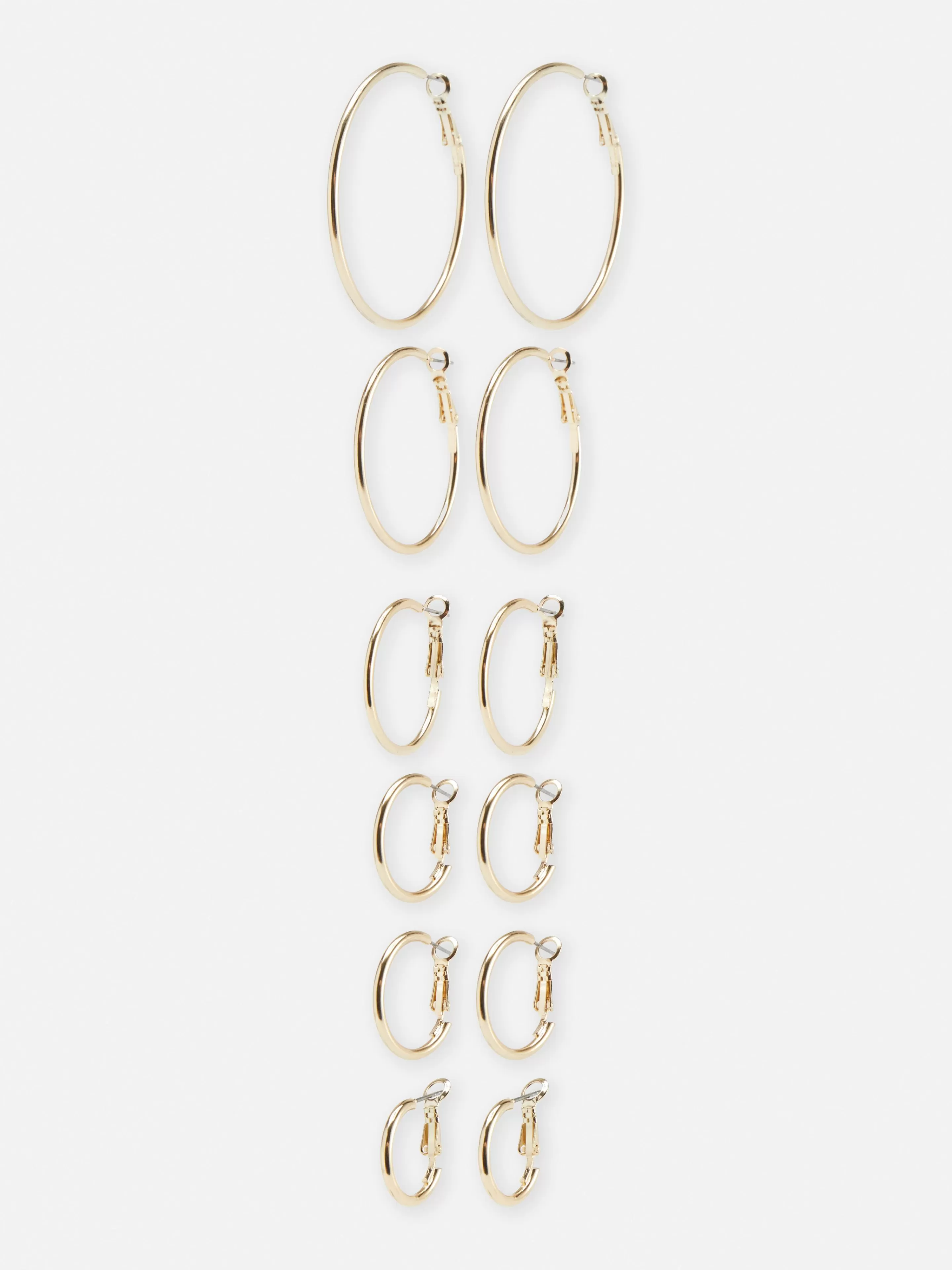 Lot De 6 Paires De Créoles De Tailles Variées-Primark Best