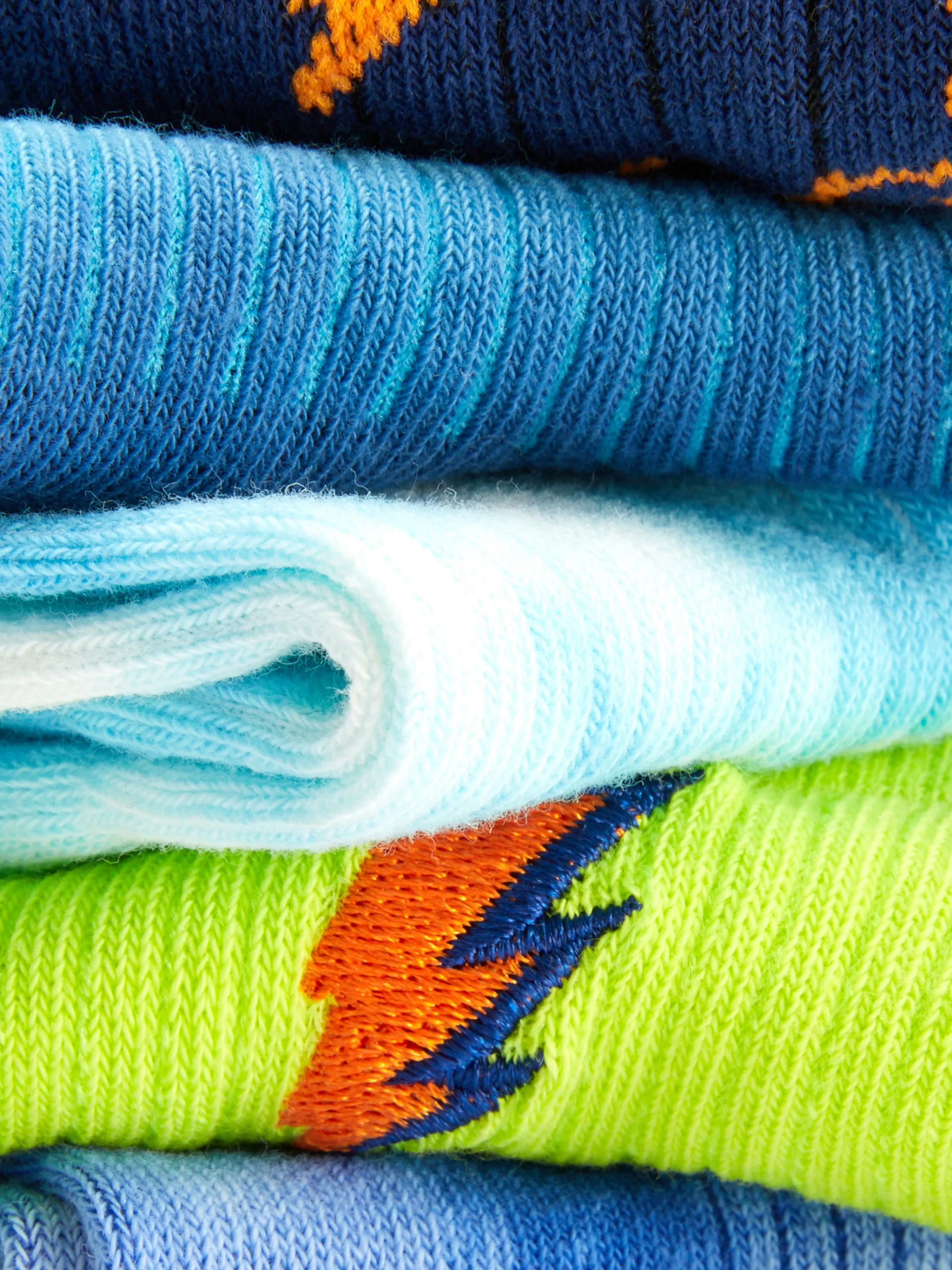 Lot De 5 Paires De Socquettes à Motifs Variés-Primark Discount