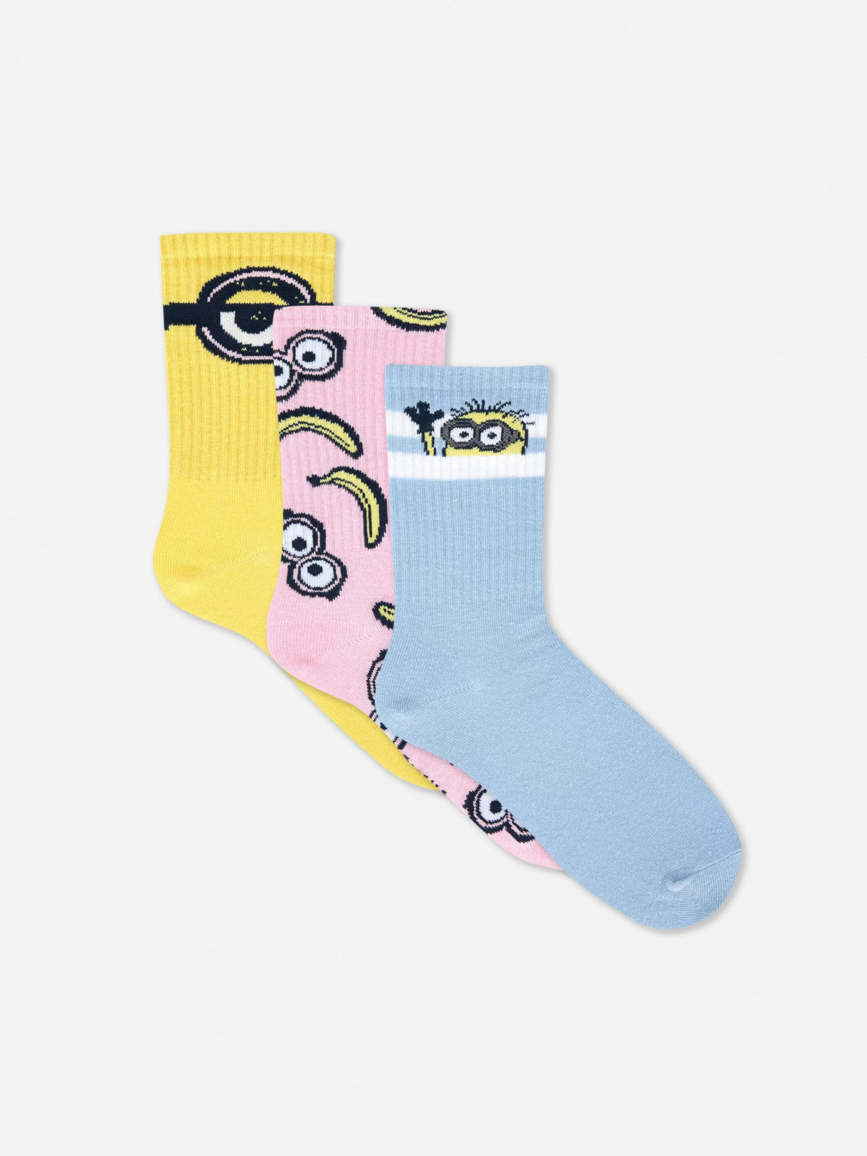 Lot De 3 Paires De Socquettes Les Minions-Primark Sale