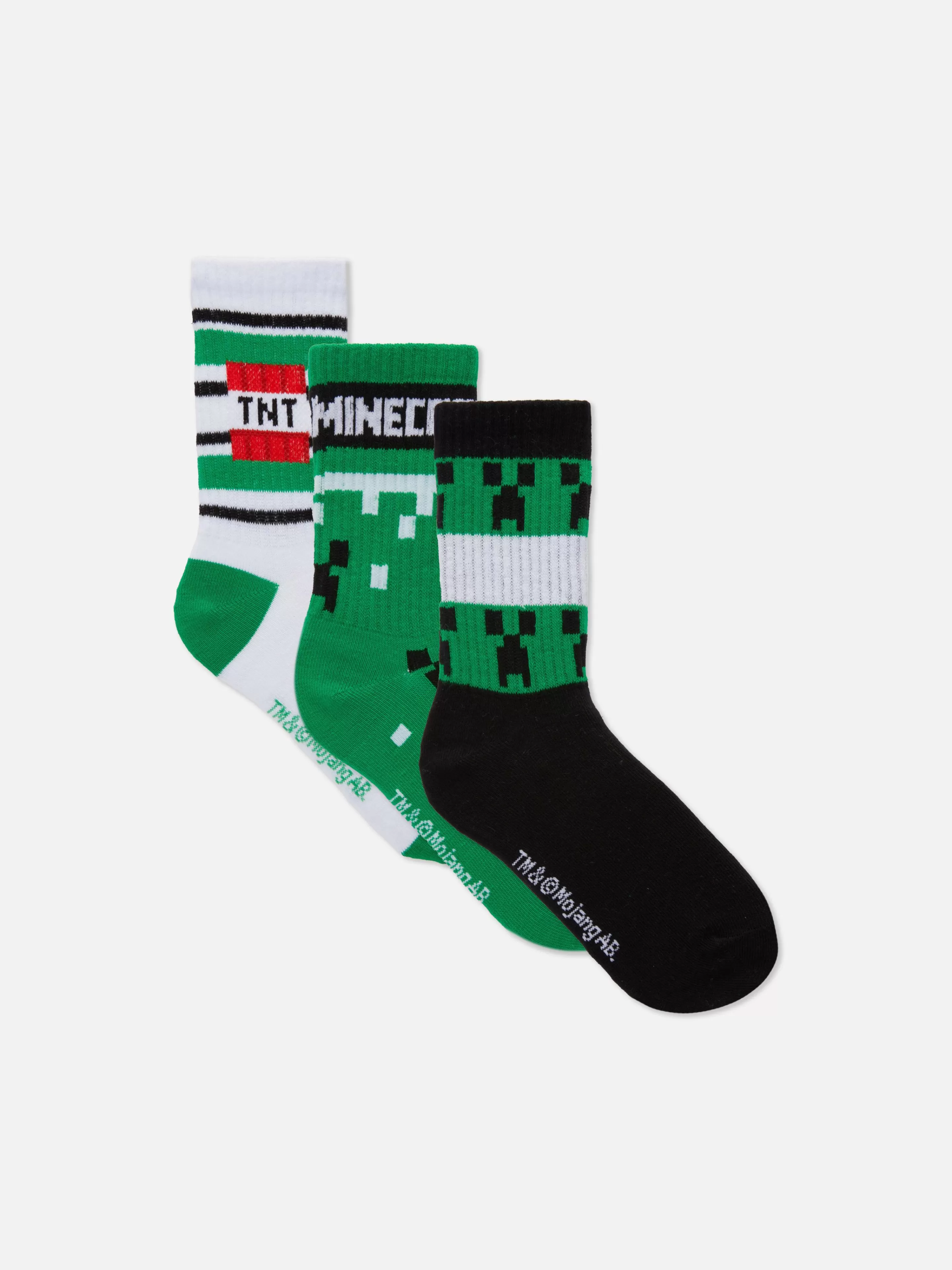 Lot De 3 Paires De Socquettes Minecraft-Primark Online