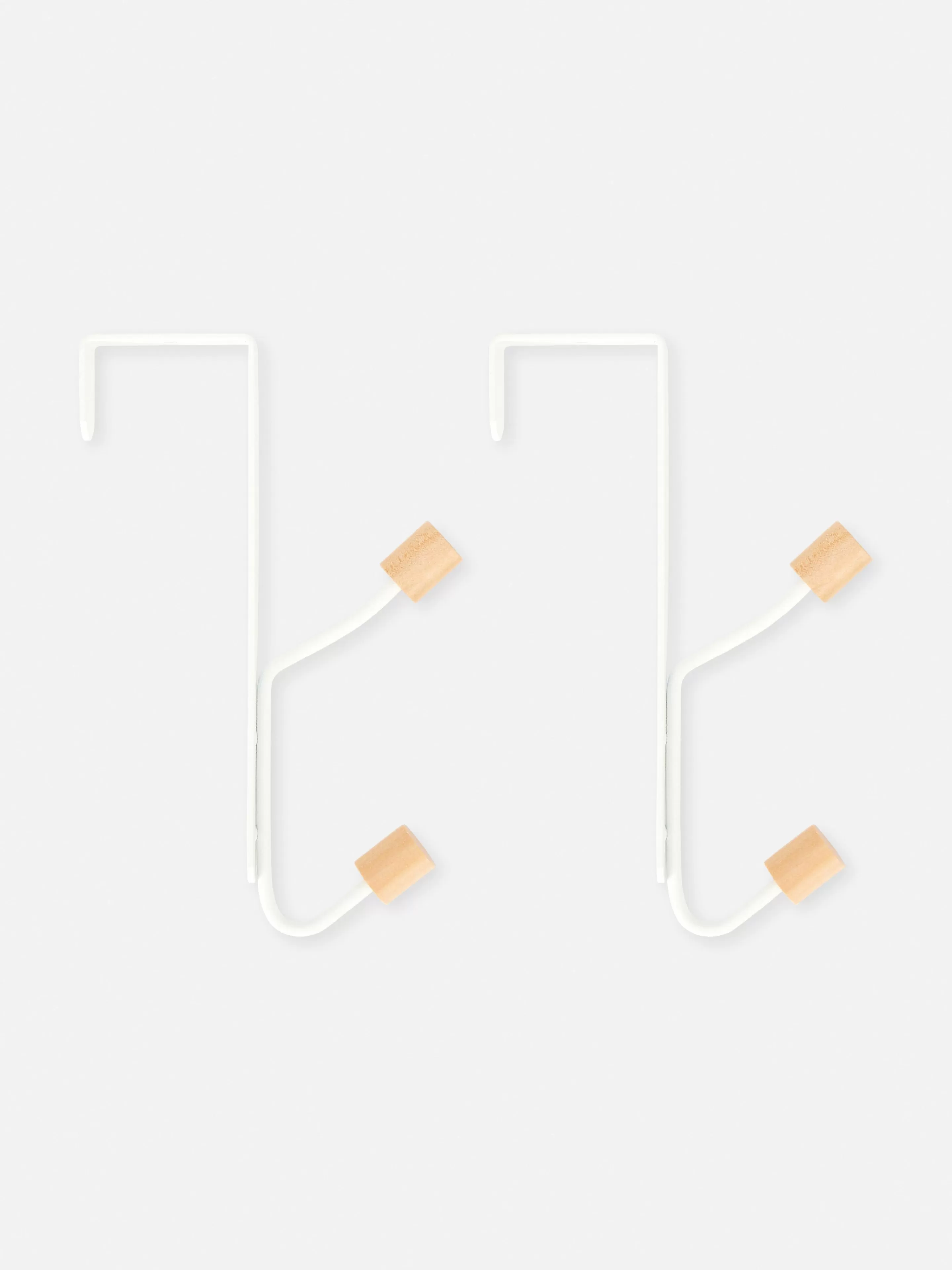 Lot De 2 Porte-manteaux à Bouton En Bois-Primark Flash Sale