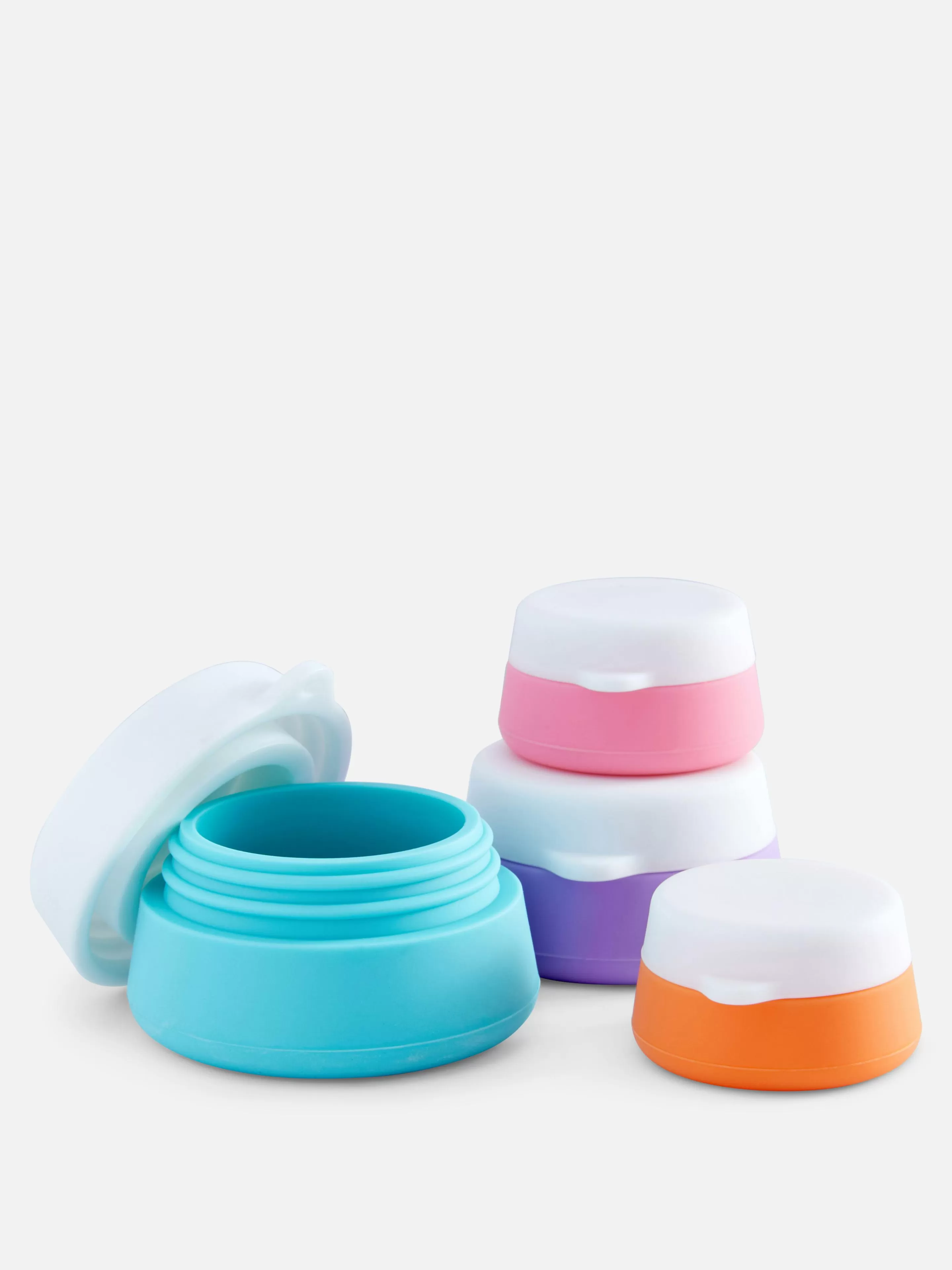 Lot De 4 Pots De Voyage En Silicone-Primark Outlet