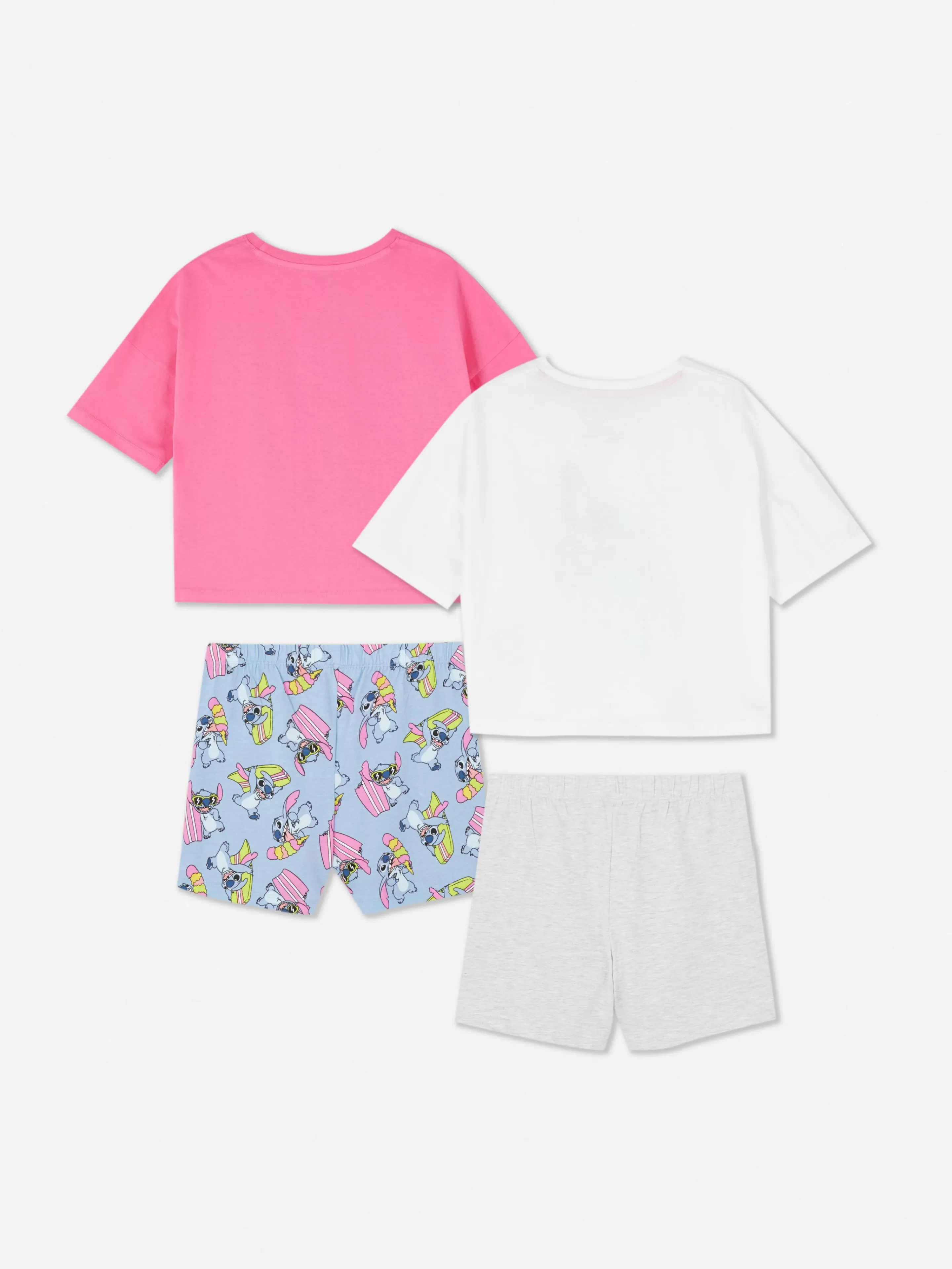 Lot De 2 Pyjamas à Manches Courtes Disney Lilo & Stitch-Primark Shop
