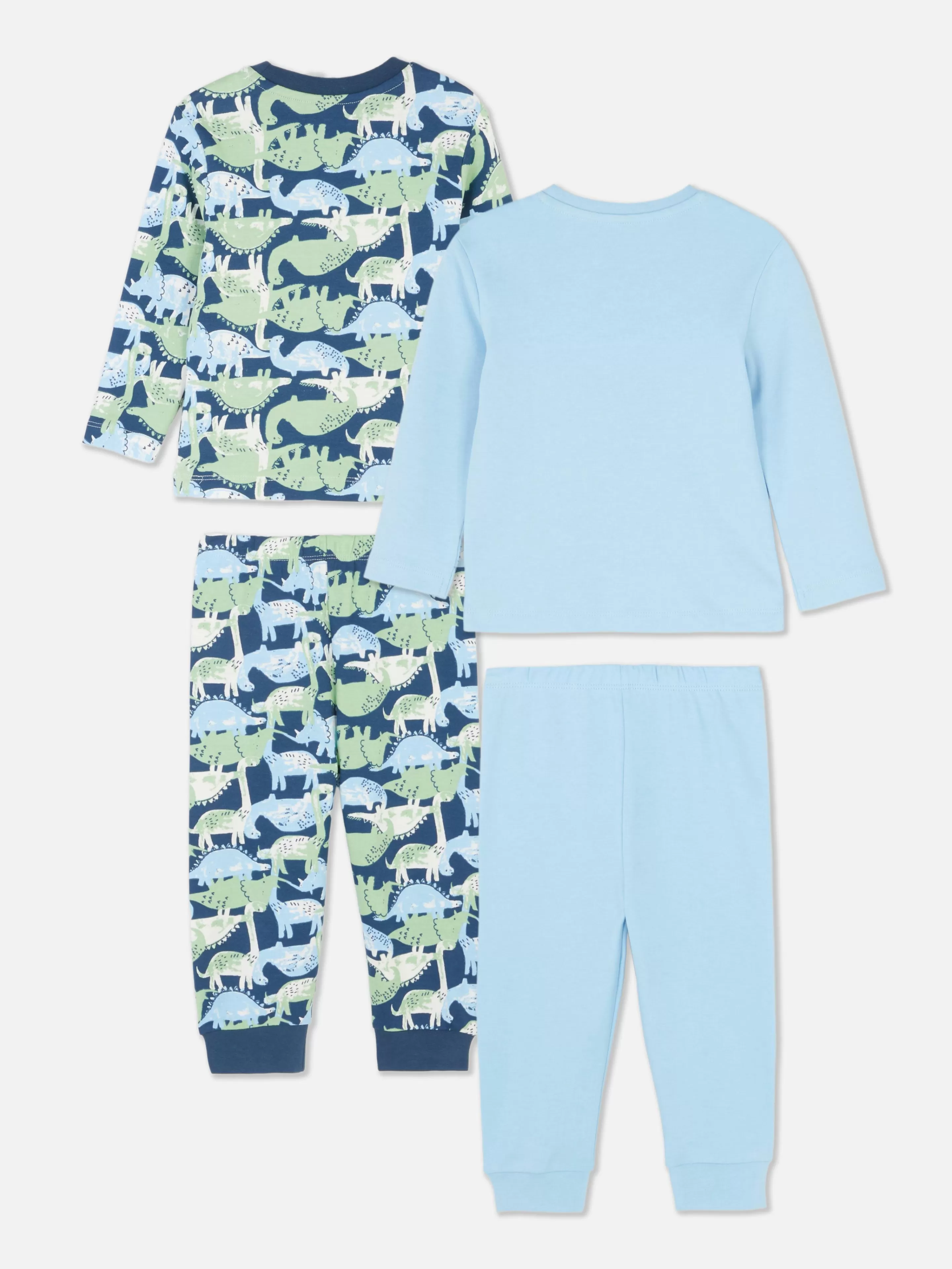 Lot De 2 Pyjamas à Manches Longues Et Motifs Variés-Primark Shop