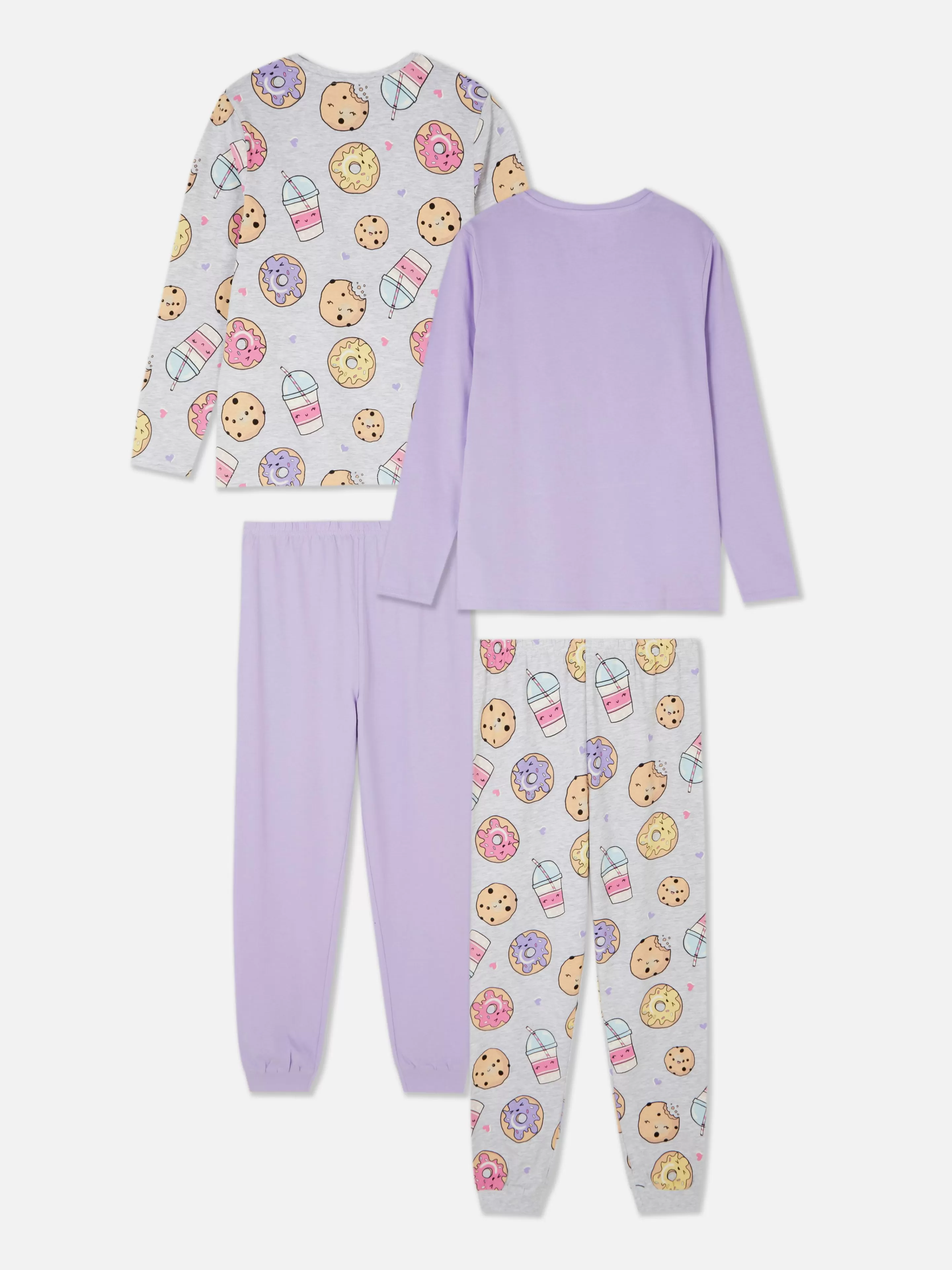 Lot De 2 Pyjamas à Motifs Bubble Tea-Primark Sale