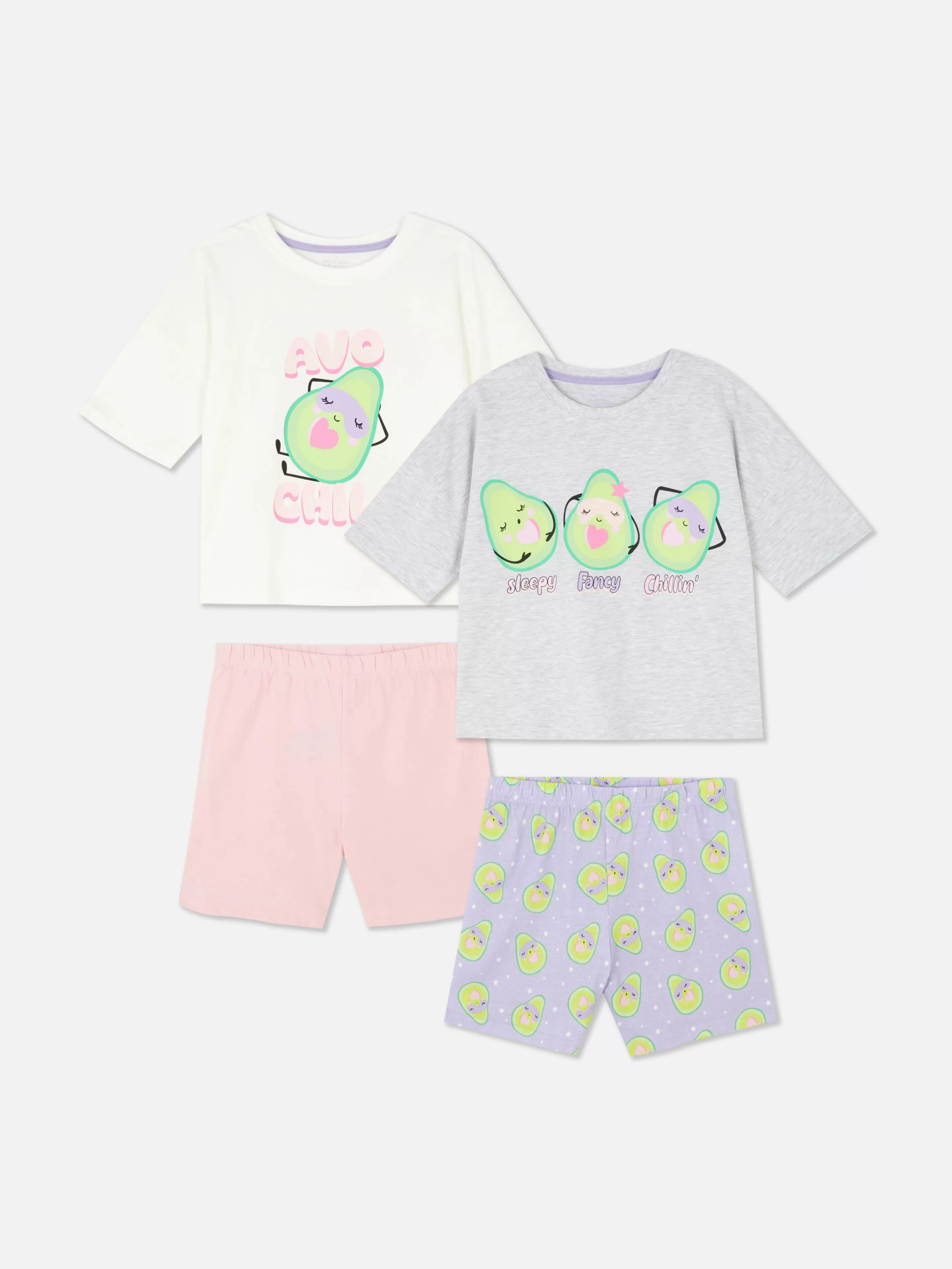 Lot De 2 Pyjamas Graphiques à Motif Avocat-Primark Flash Sale