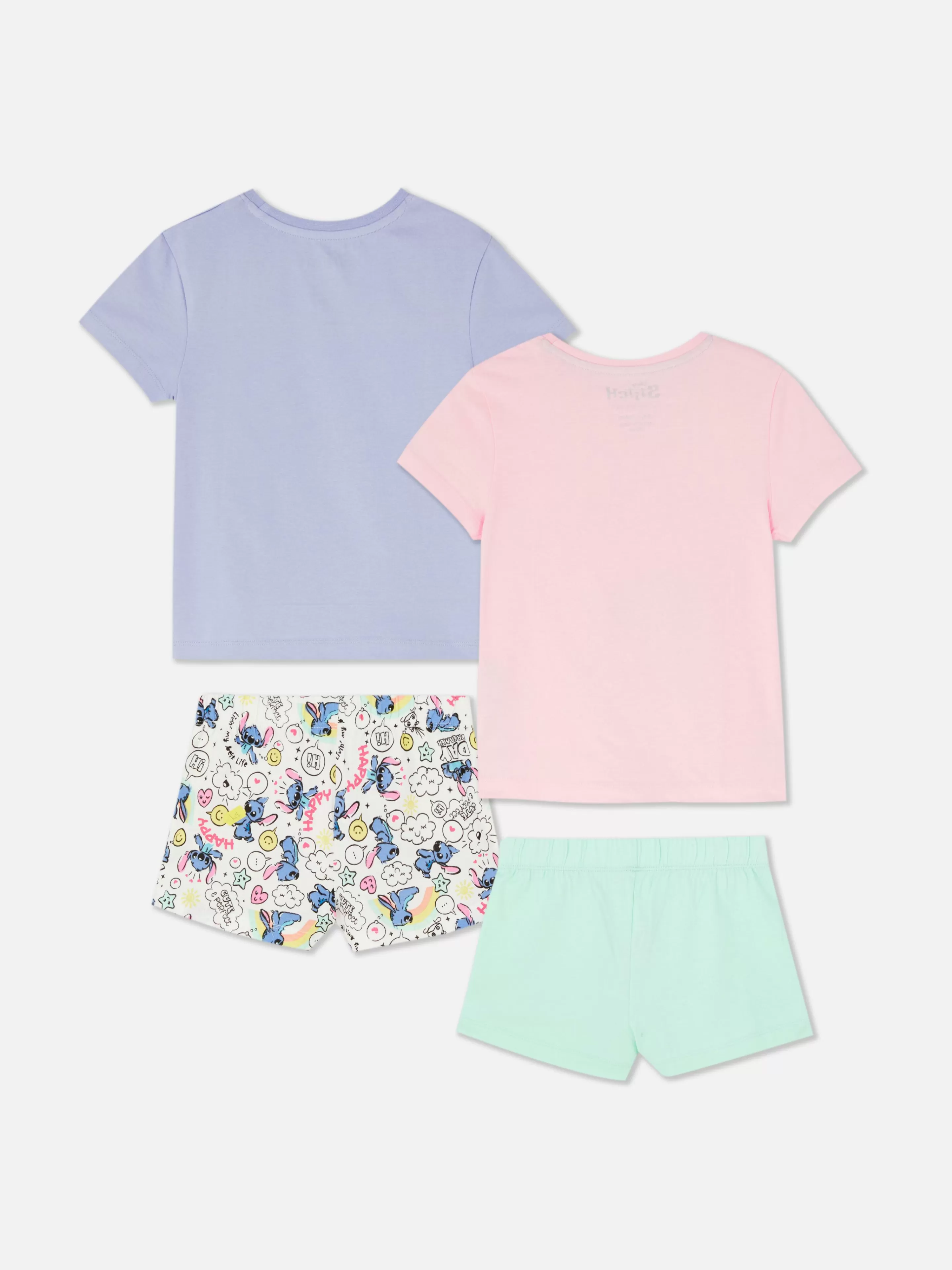 Lot De 2 Pyjamas Short Disney Lilo & Stitch-Primark Outlet