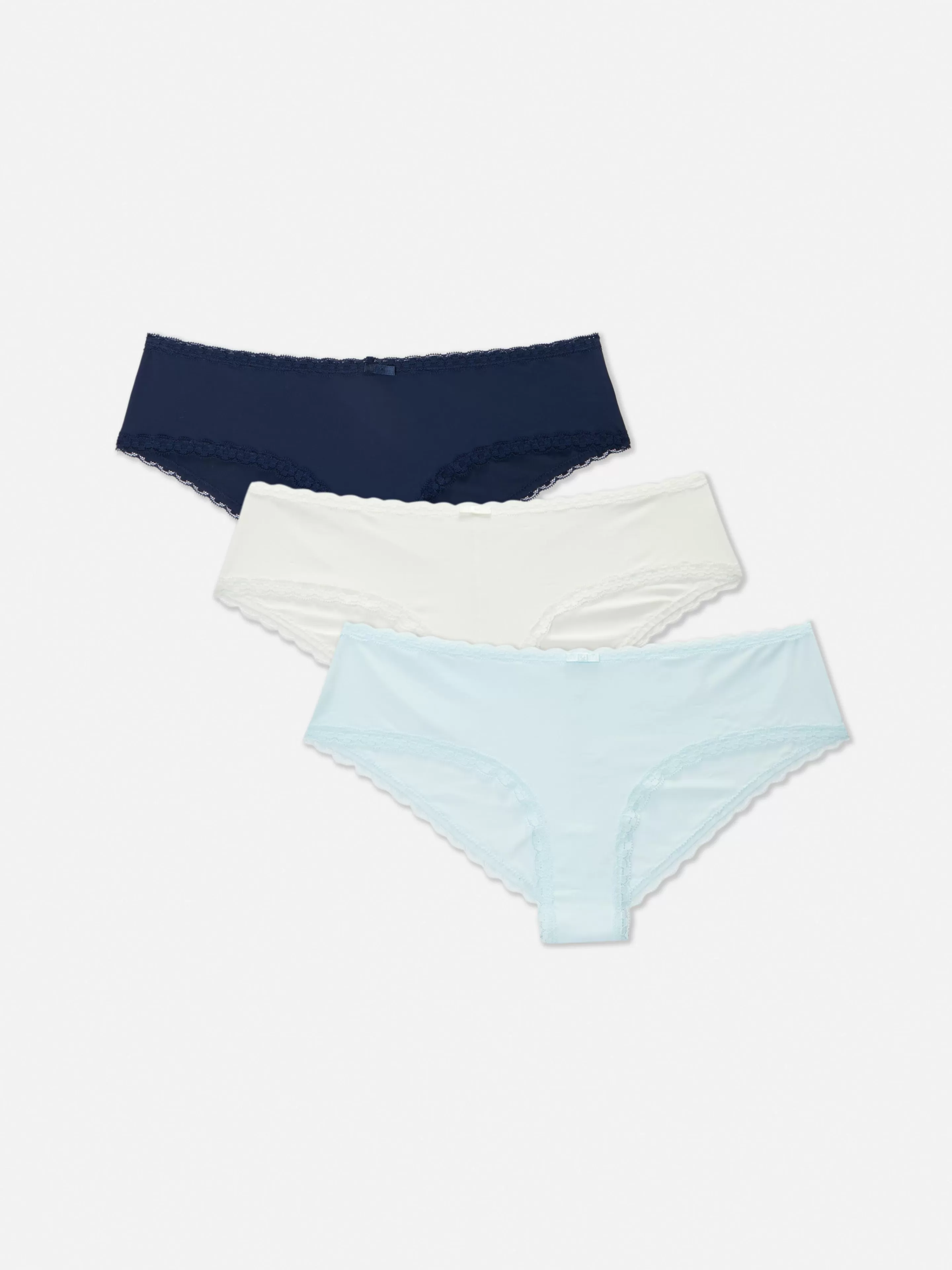 Lot De 3 Shortys Bordés De Dentelle-Primark Discount